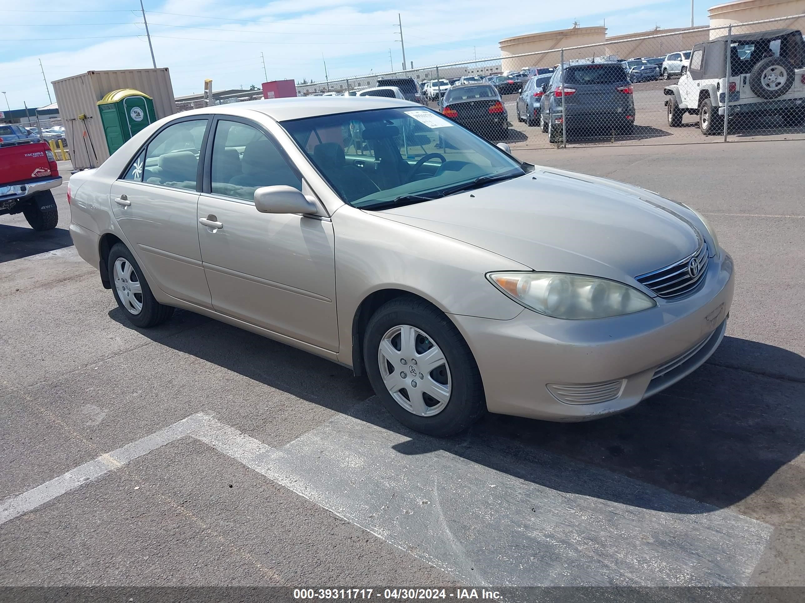 toyota camry 2006 4t1be30k06u108838