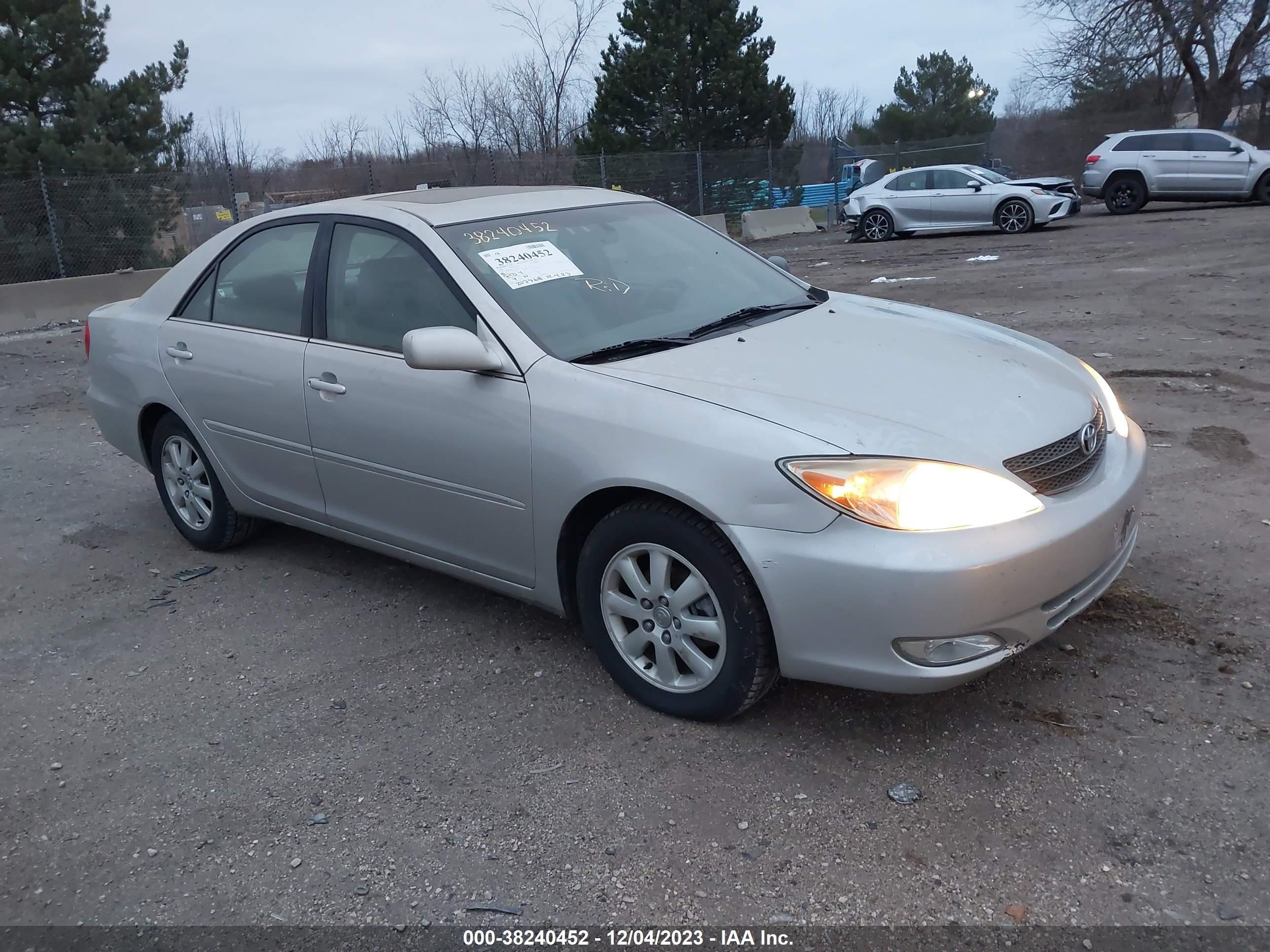 toyota camry 2004 4t1be30k24u917819