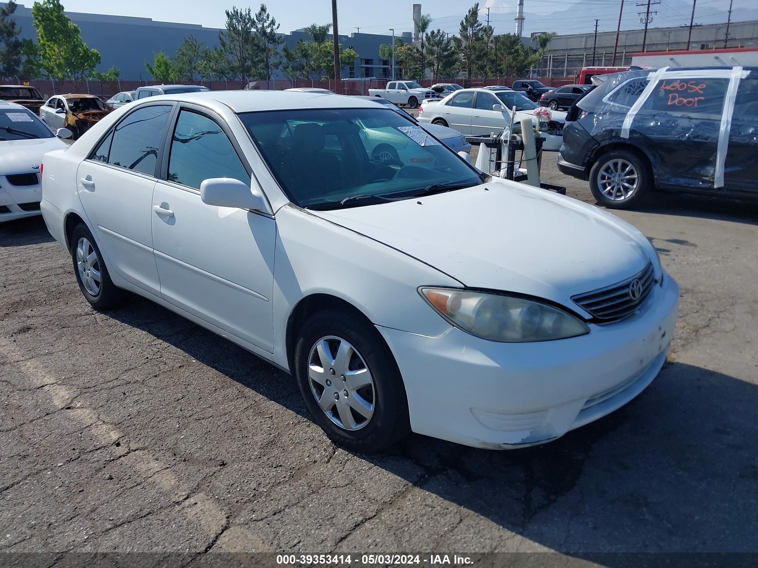 toyota camry 2005 4t1be30k25u614914