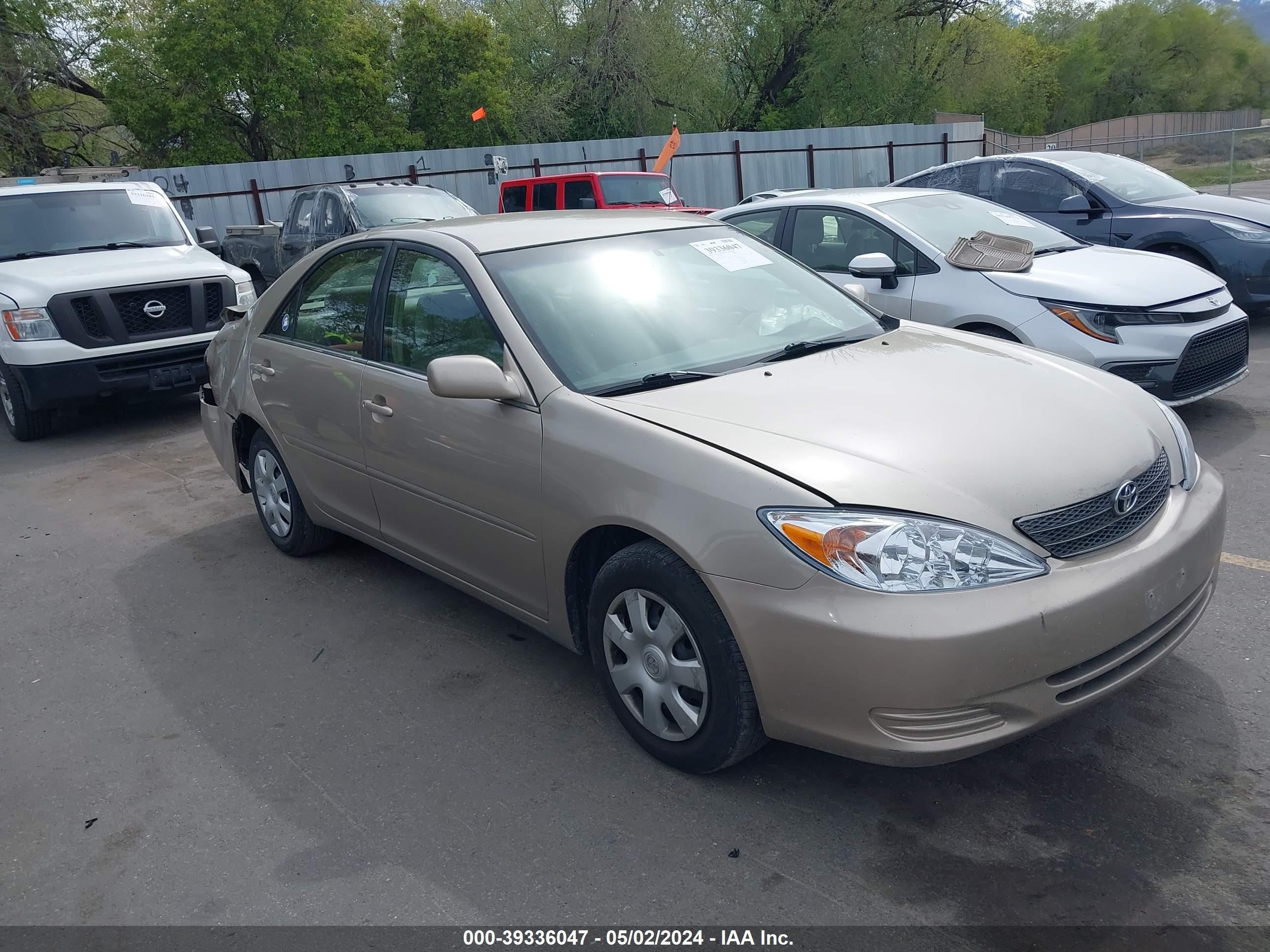 toyota camry 2003 4t1be30k33u743919