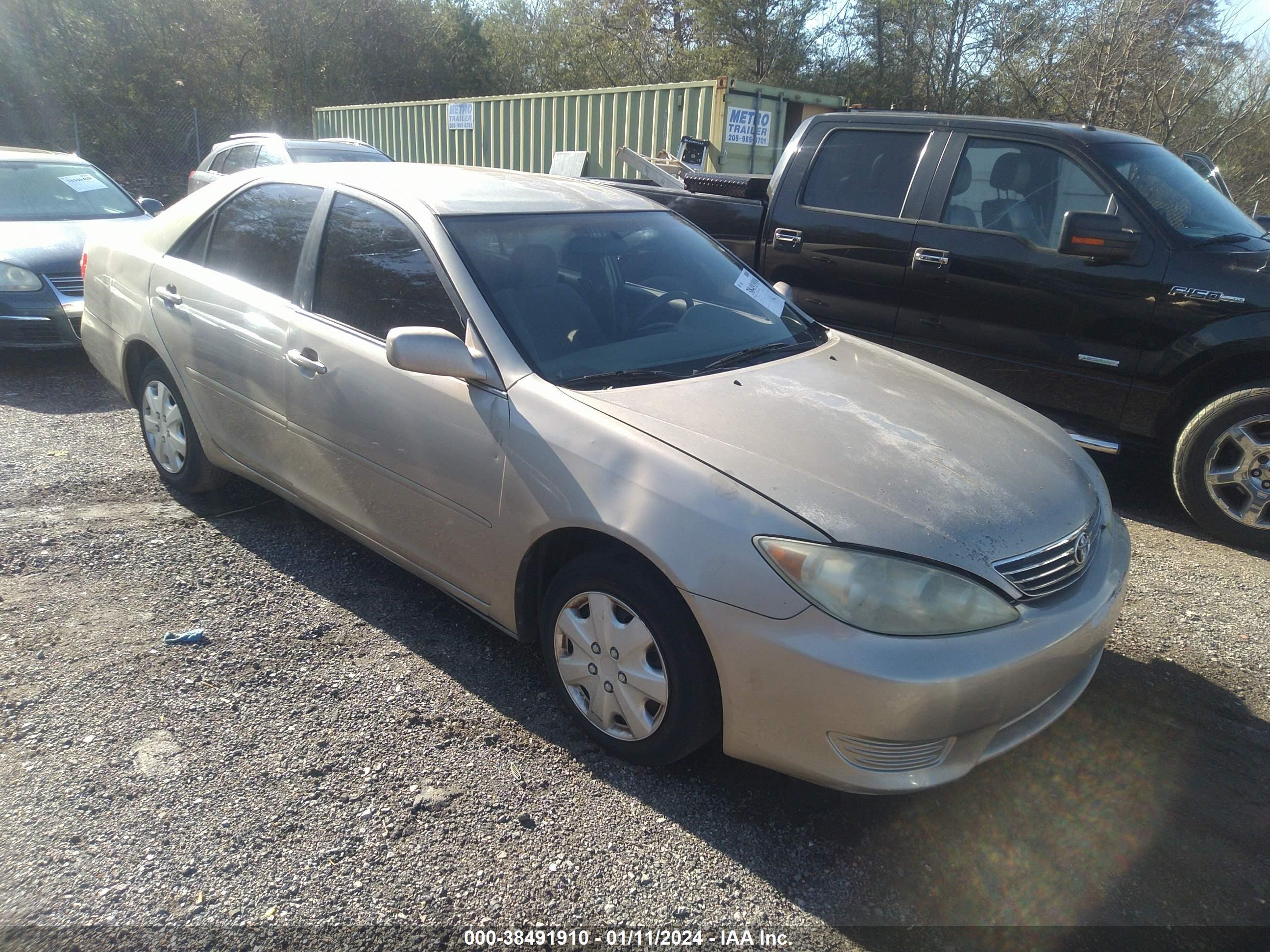 toyota camry 2005 4t1be30k65u507025