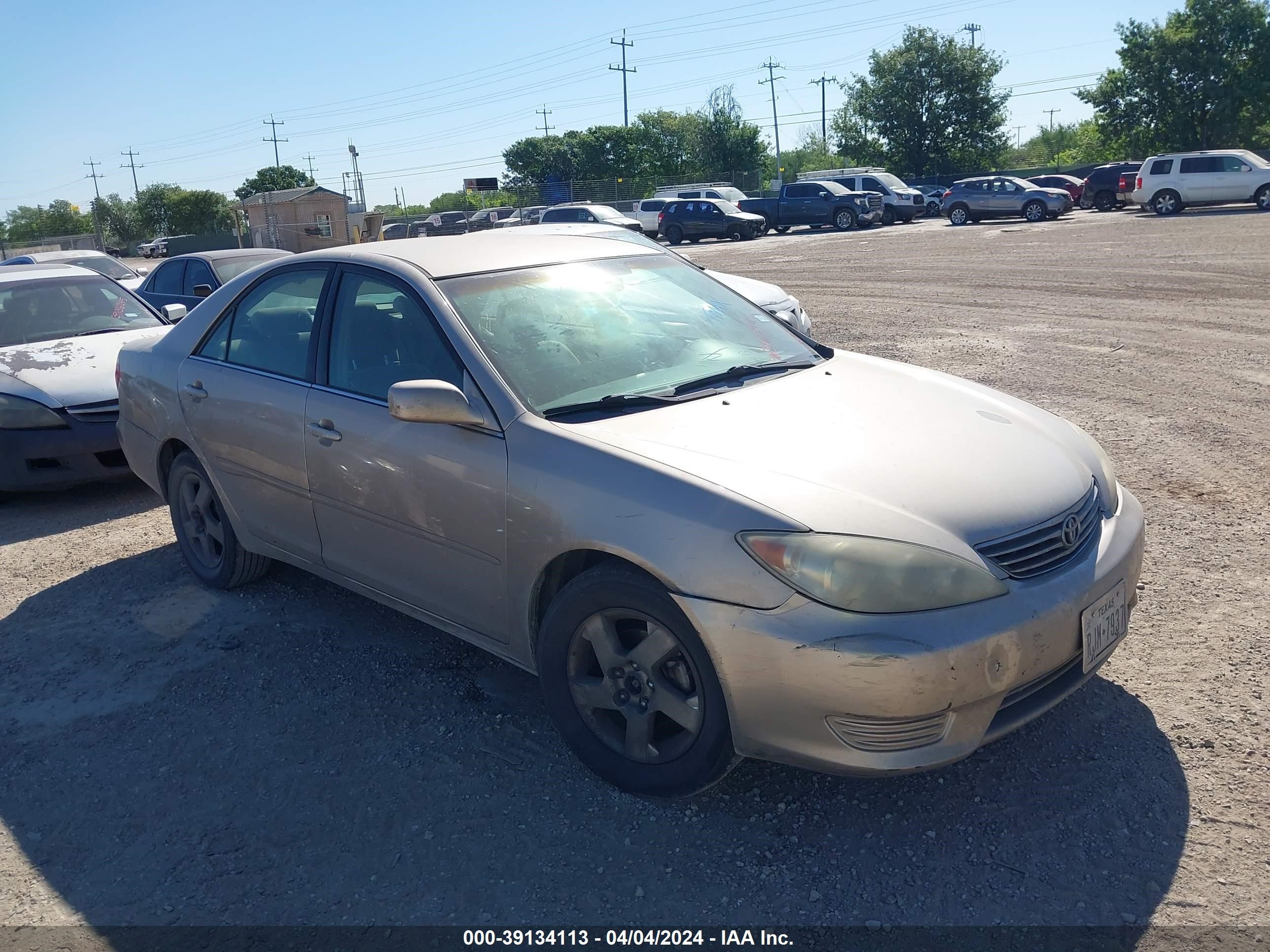 toyota camry 2006 4t1be30k66u747435