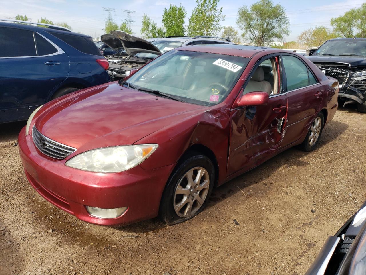 toyota camry 2005 4t1be30k75u081166