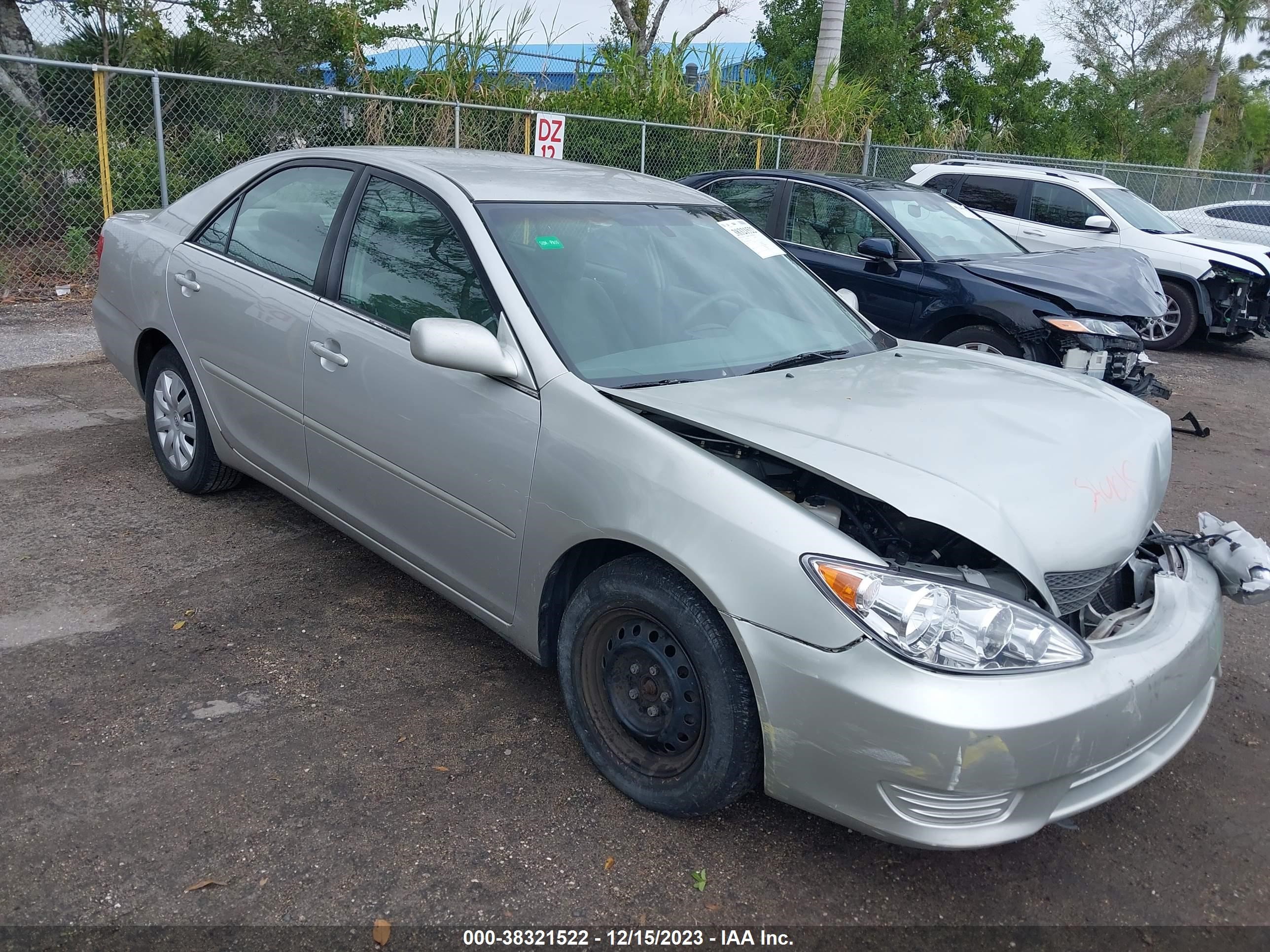 toyota camry 2005 4t1be30k75u576709