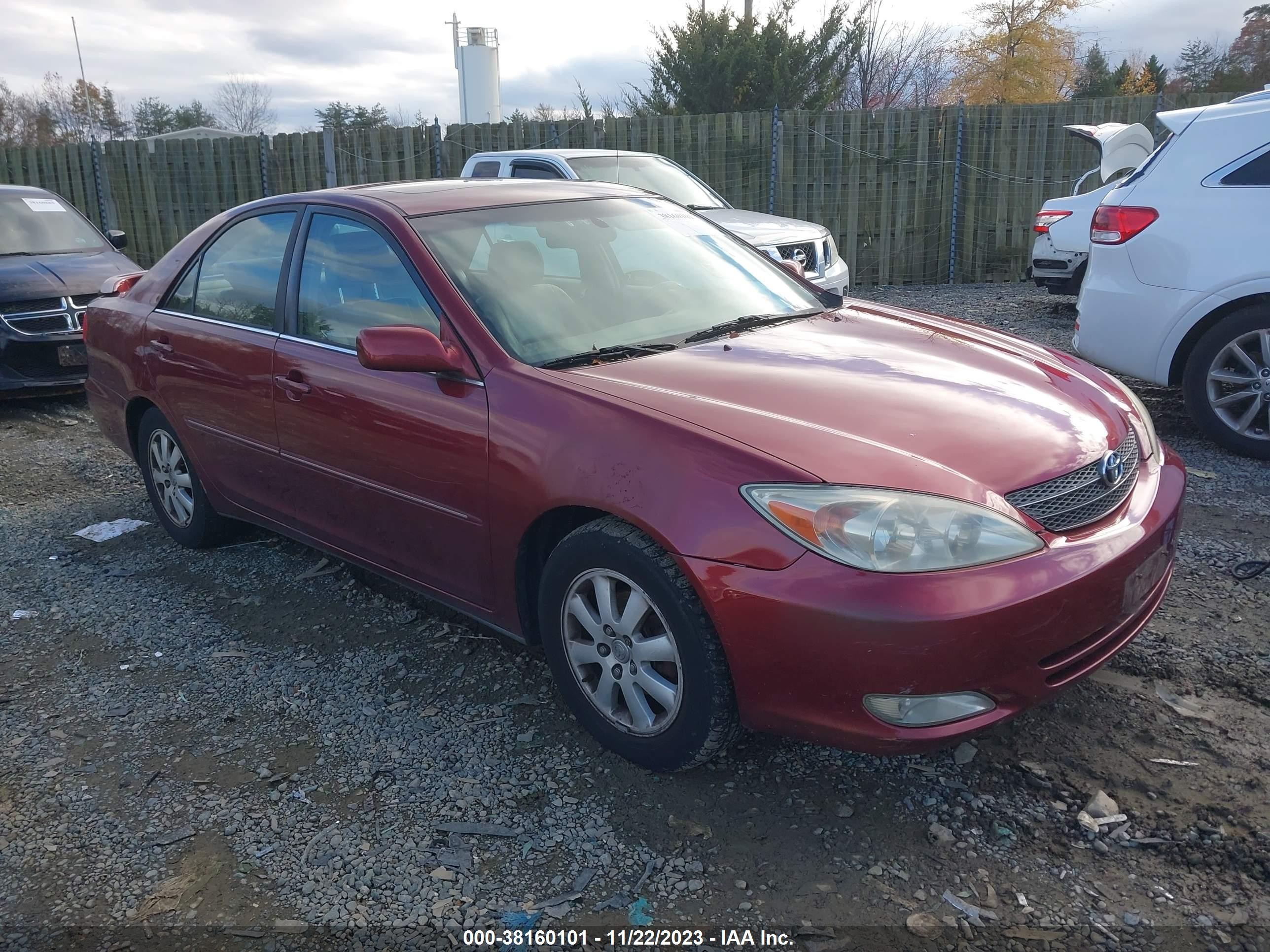 toyota camry 2004 4t1be30k94u264941