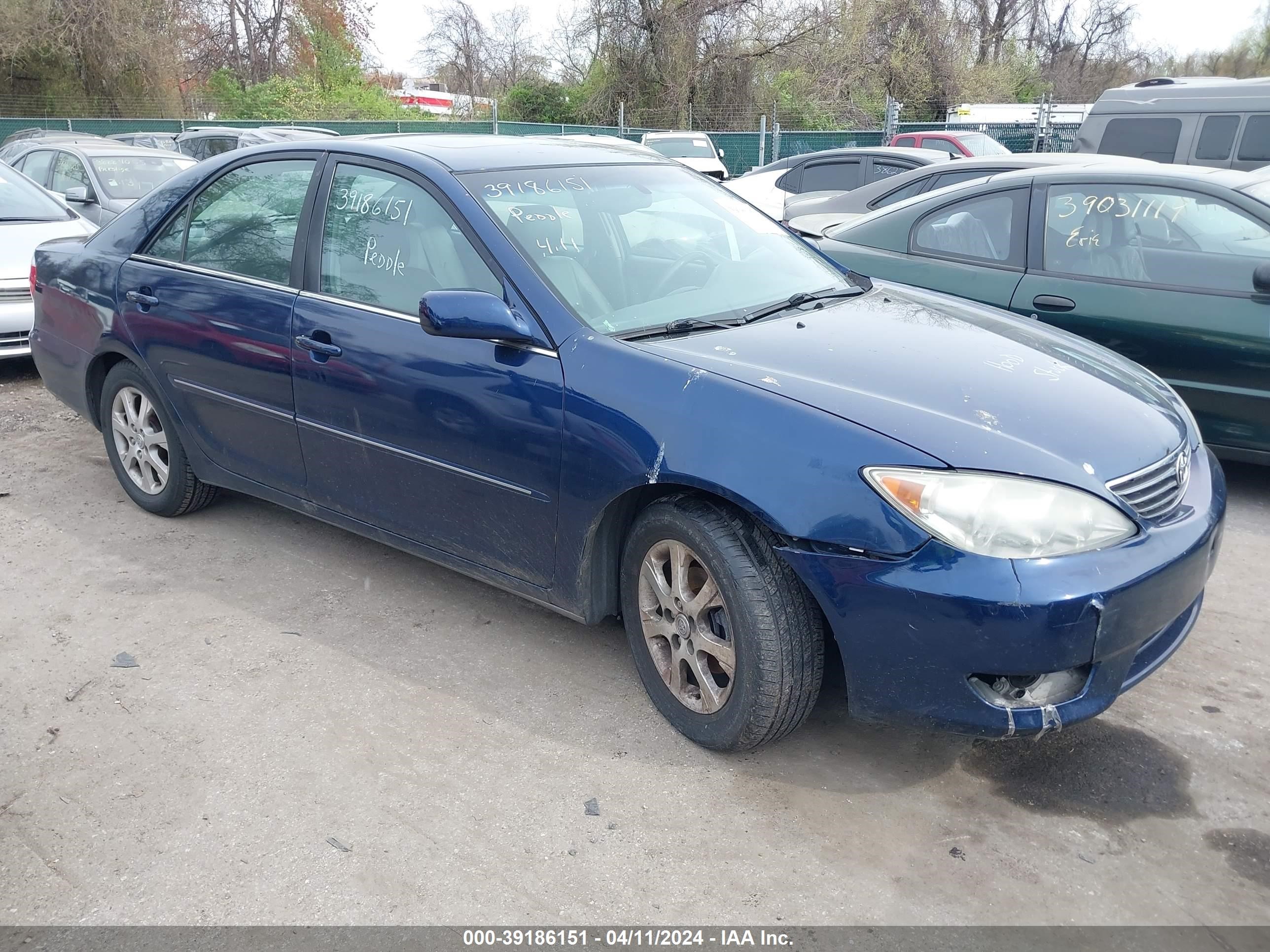 toyota camry 2005 4t1be30k95u393599