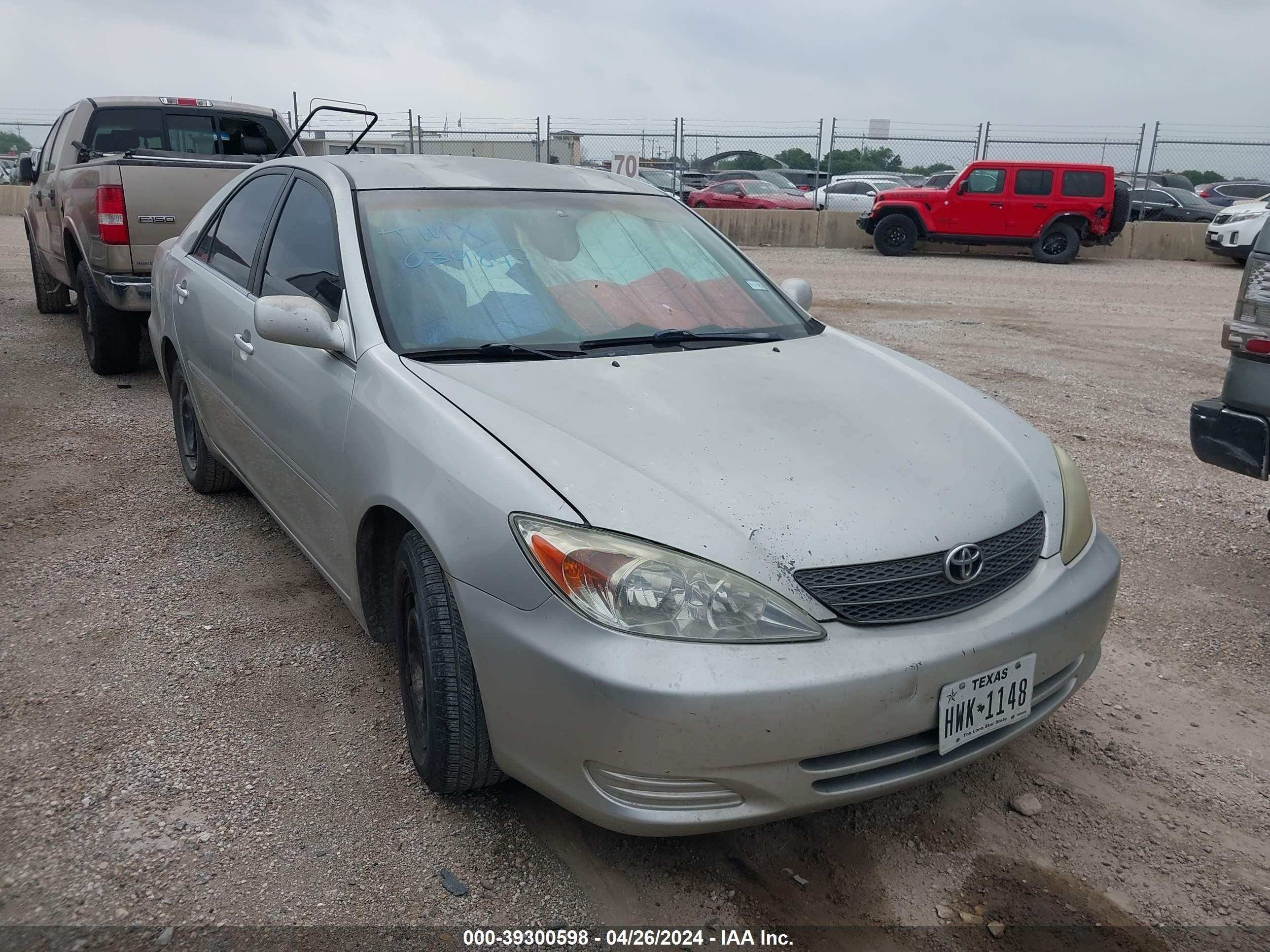 toyota camry 2002 4t1be32k02u039849