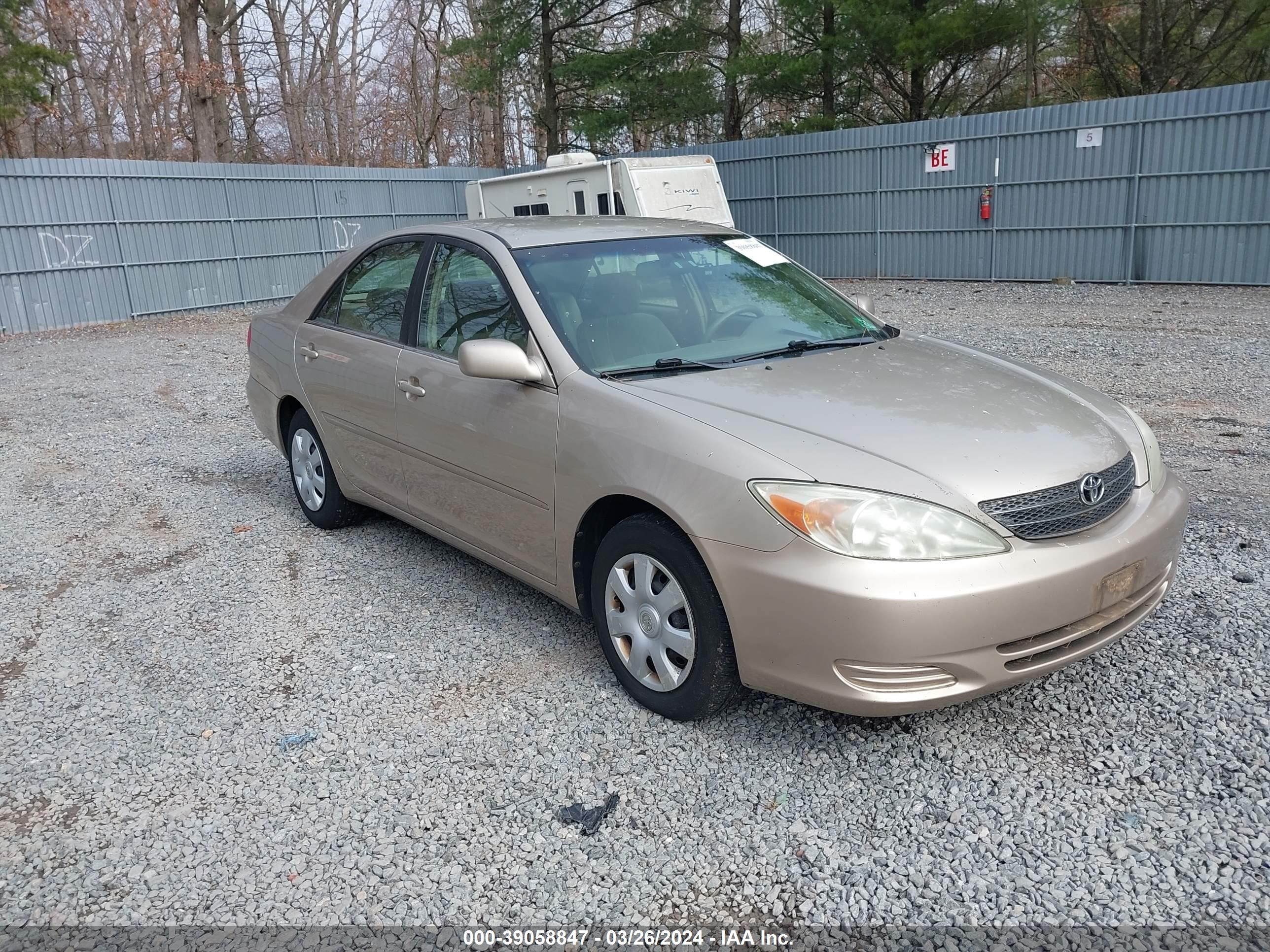 toyota camry 2003 4t1be32k03u169177