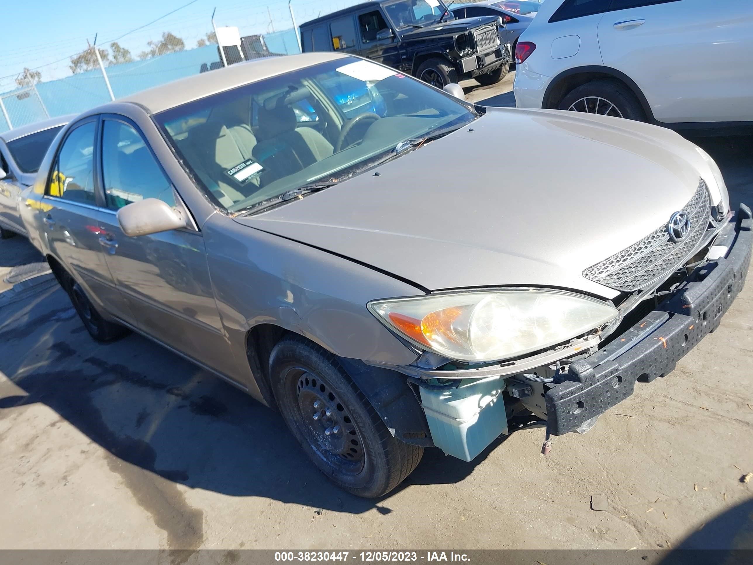 toyota camry 2003 4t1be32k03u716836