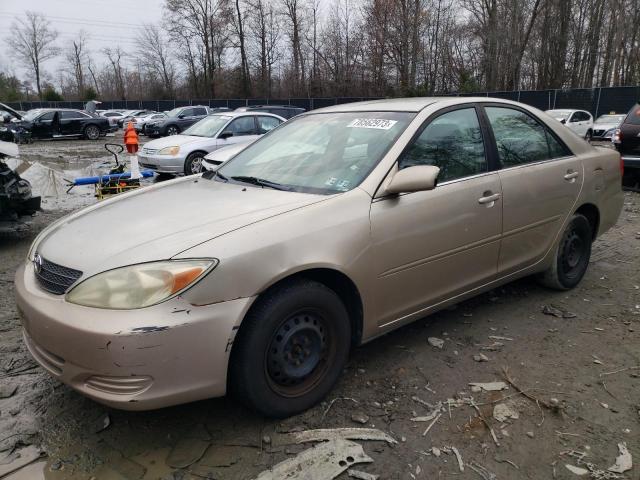 toyota camry 2004 4t1be32k04u302876