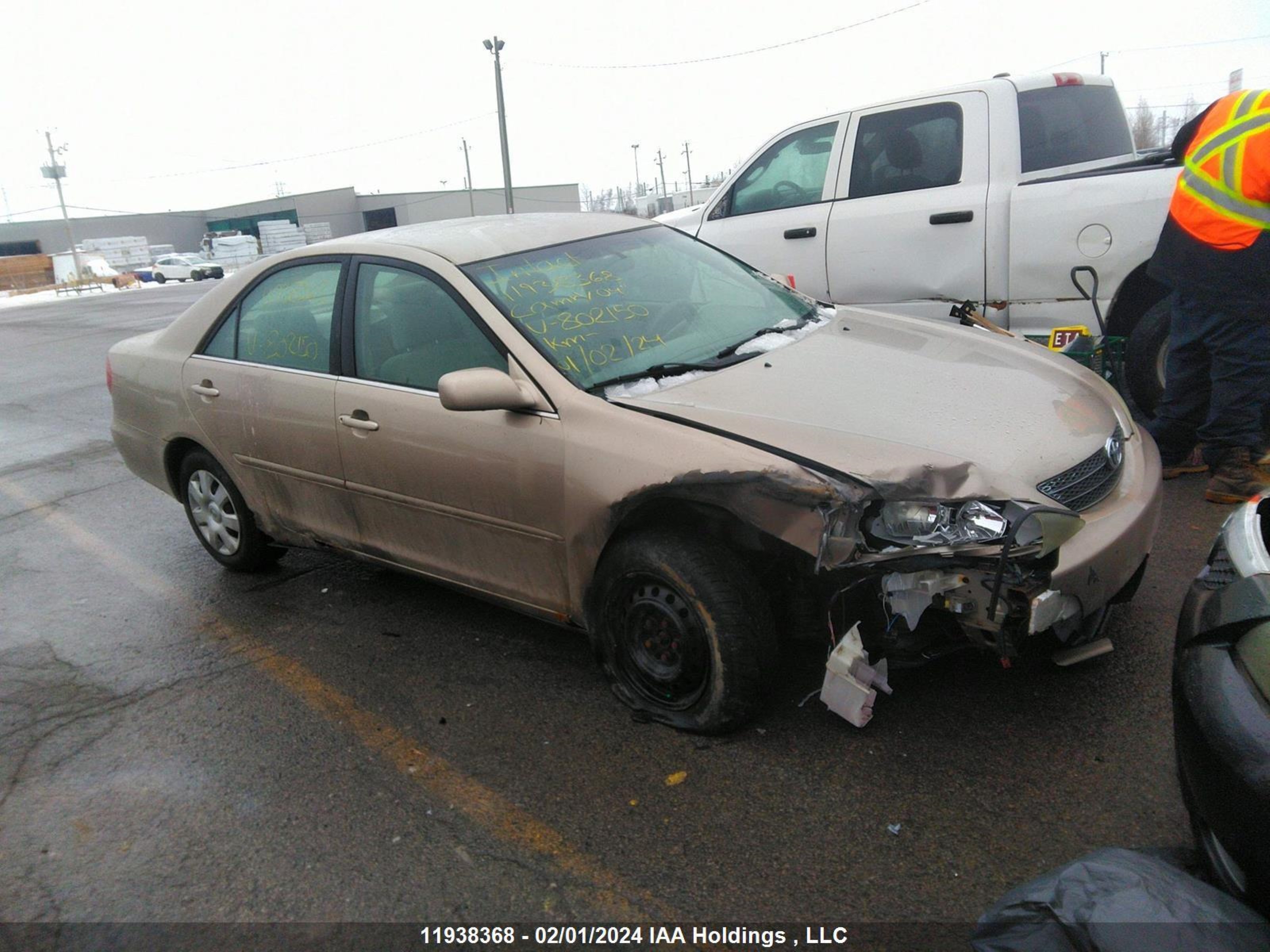 toyota camry 2004 4t1be32k04u802150