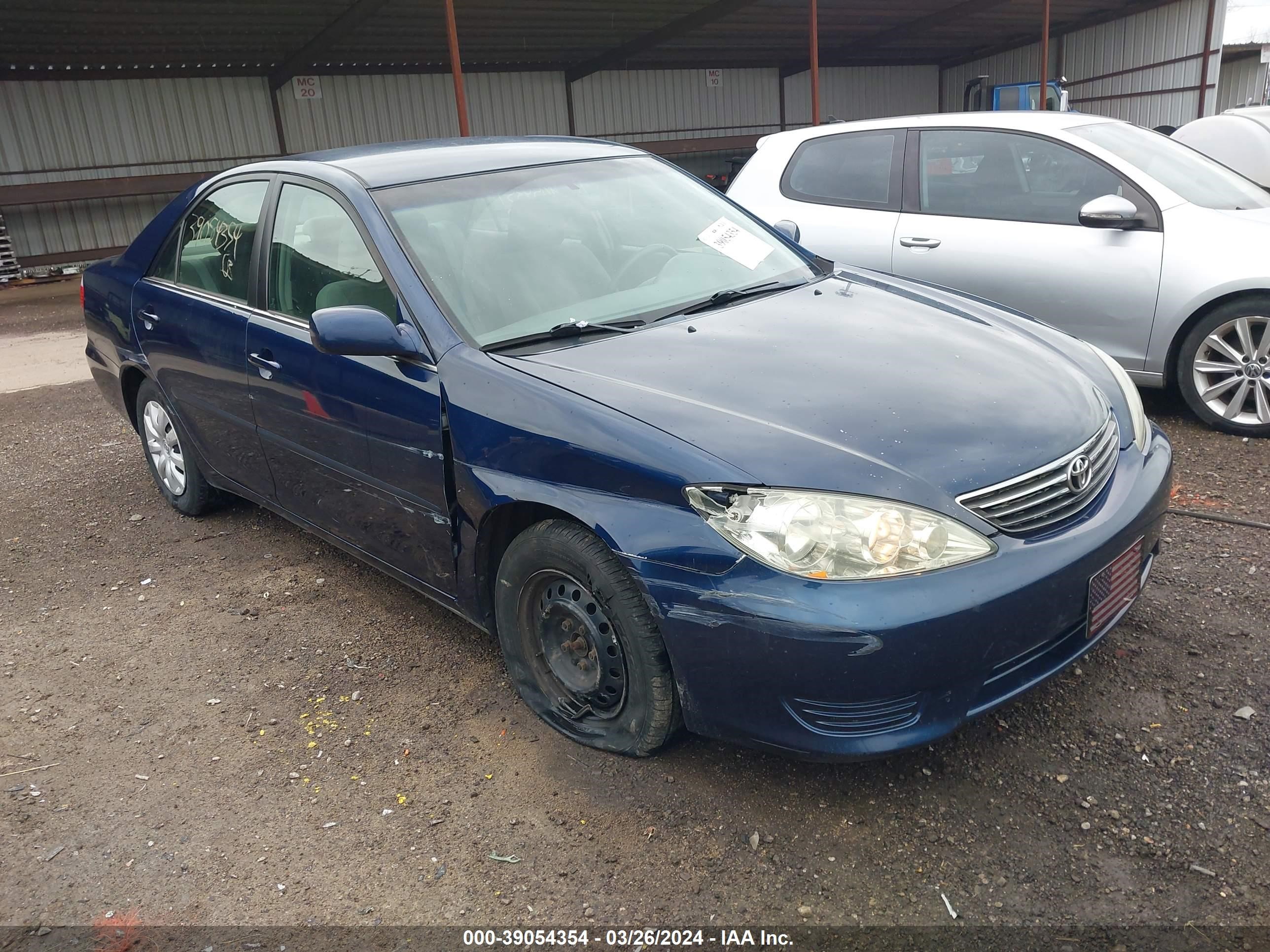 toyota camry 2005 4t1be32k05u047700