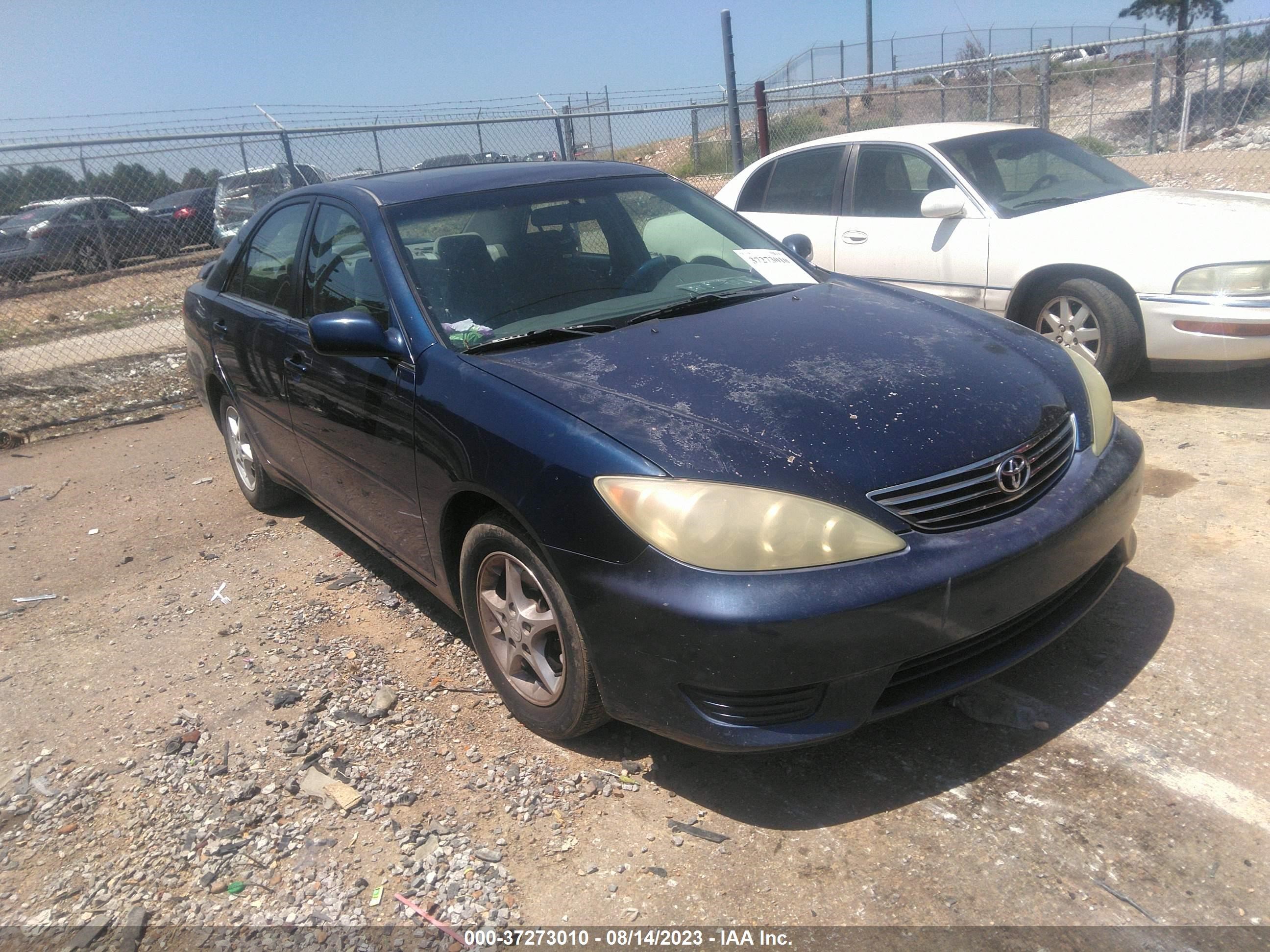 toyota camry 2005 4t1be32k05u418015