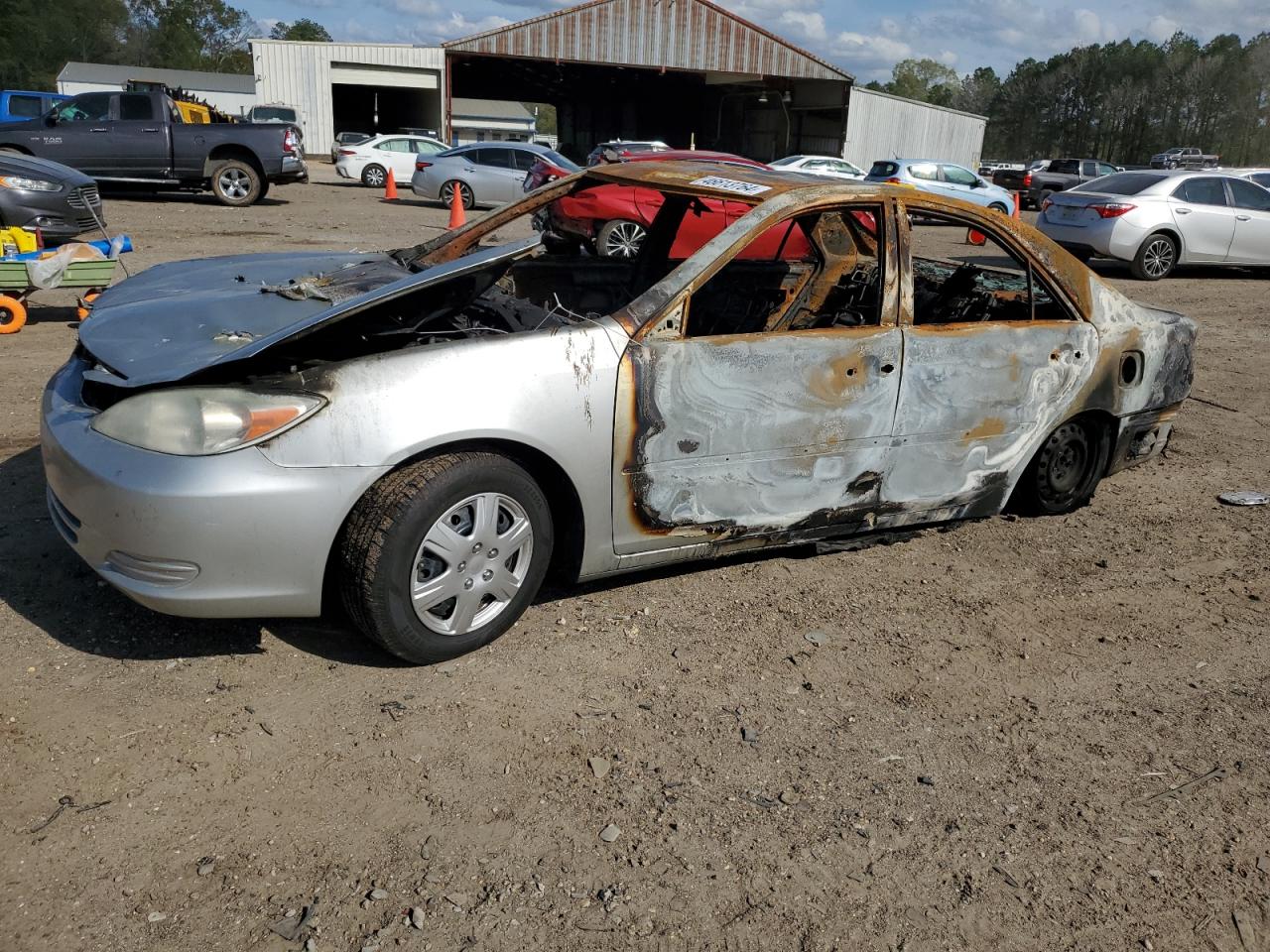 toyota camry 2002 4t1be32k12u084945