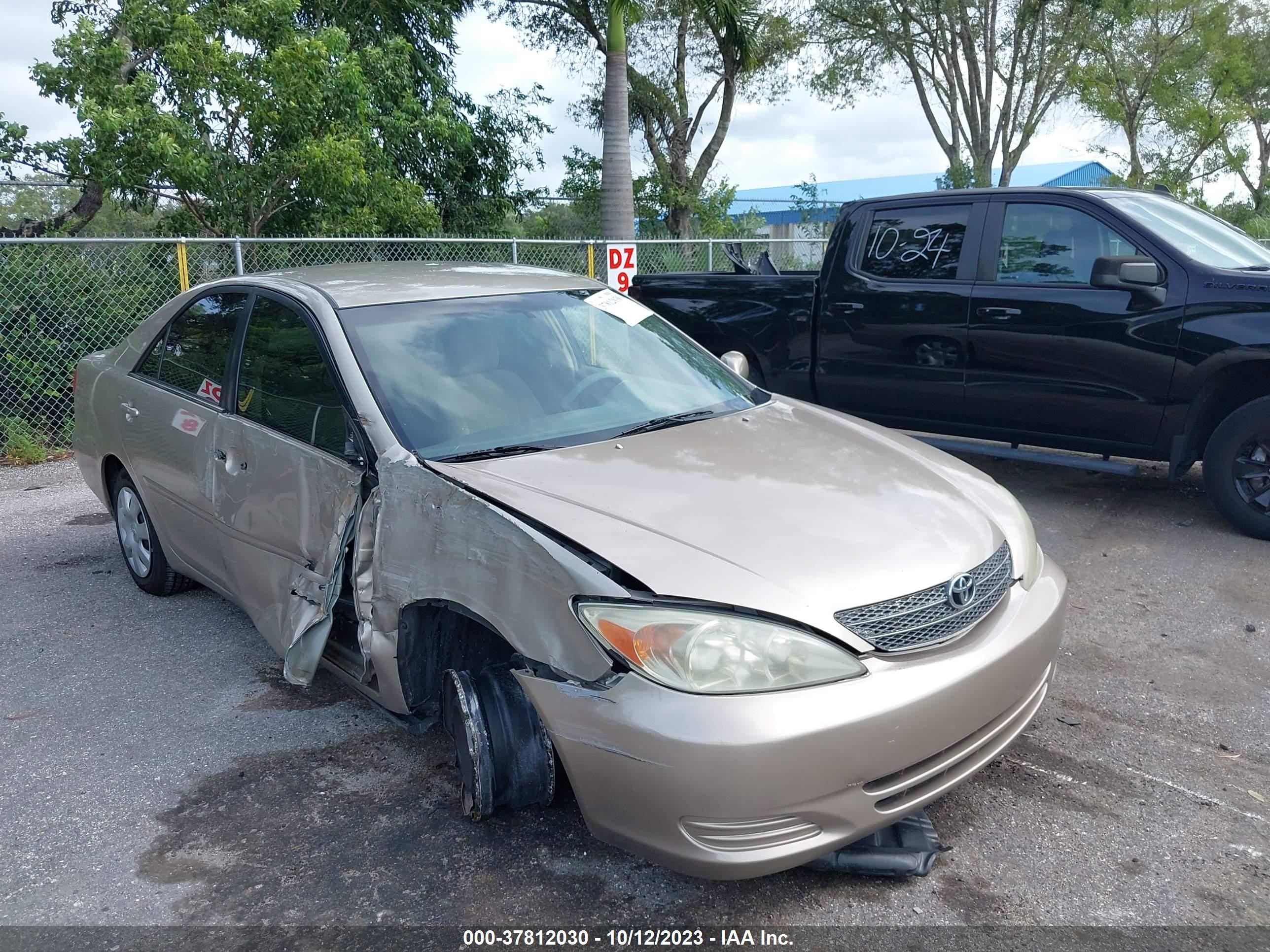 toyota camry 2003 4t1be32k13u770243