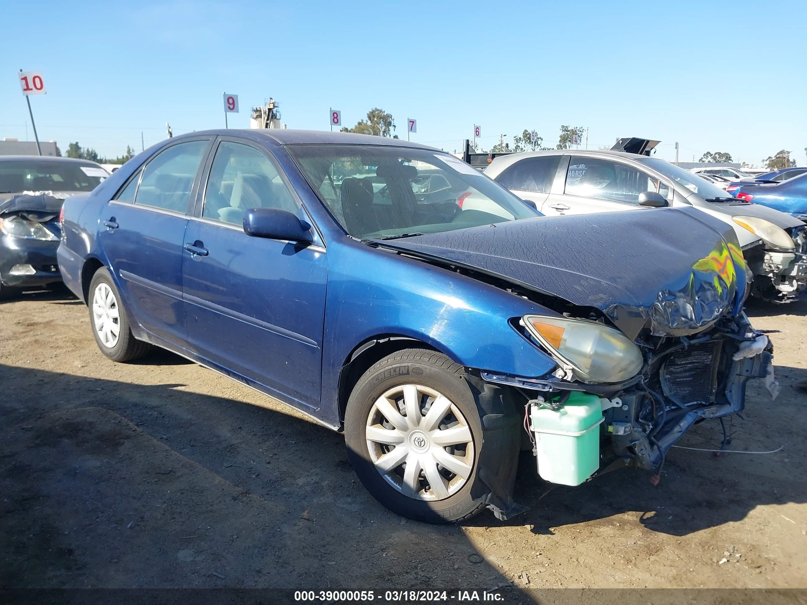 toyota camry 2005 4t1be32k15u103756