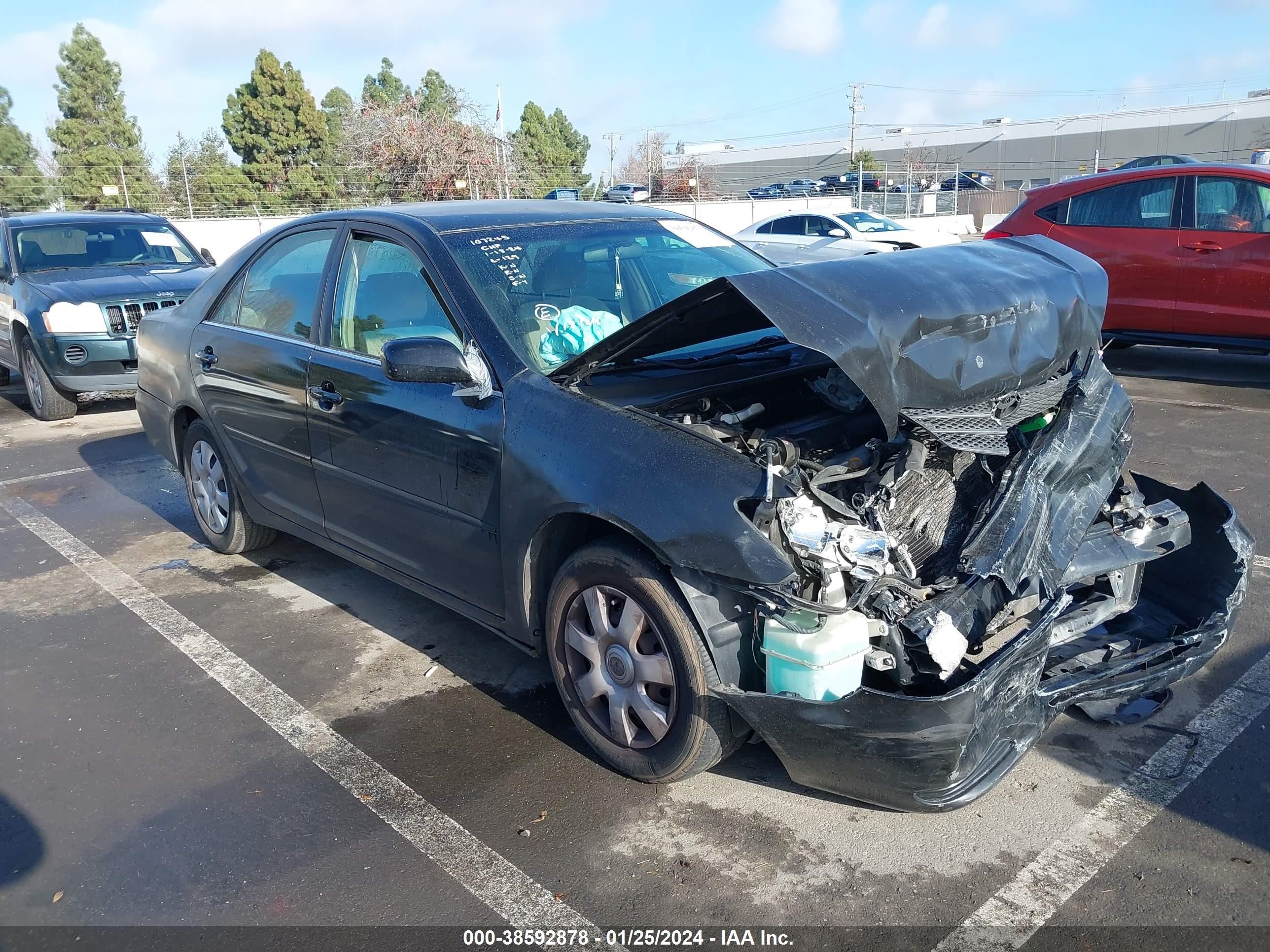 toyota camry 2002 4t1be32k22u044759