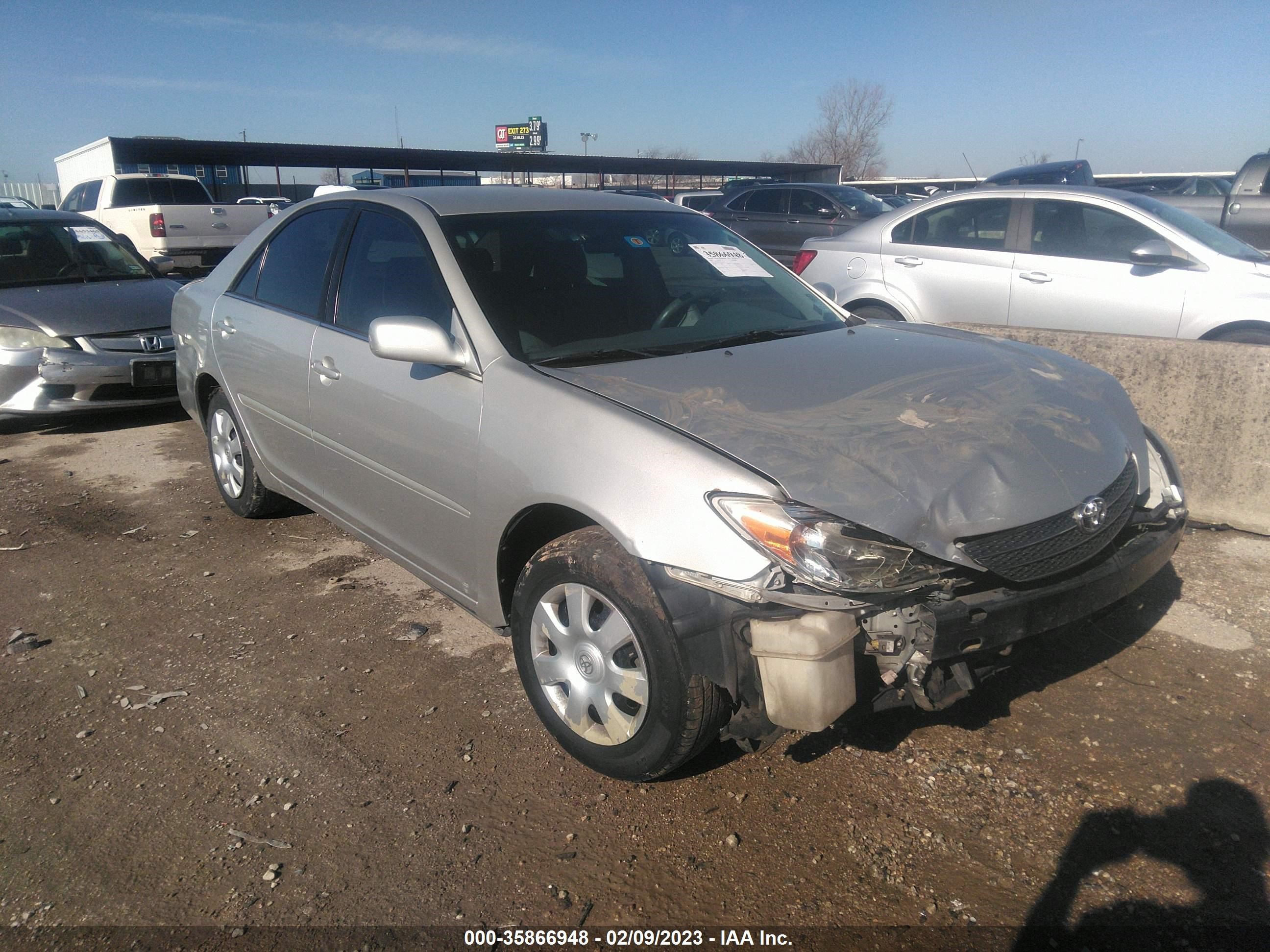 toyota camry 2003 4t1be32k23u122605