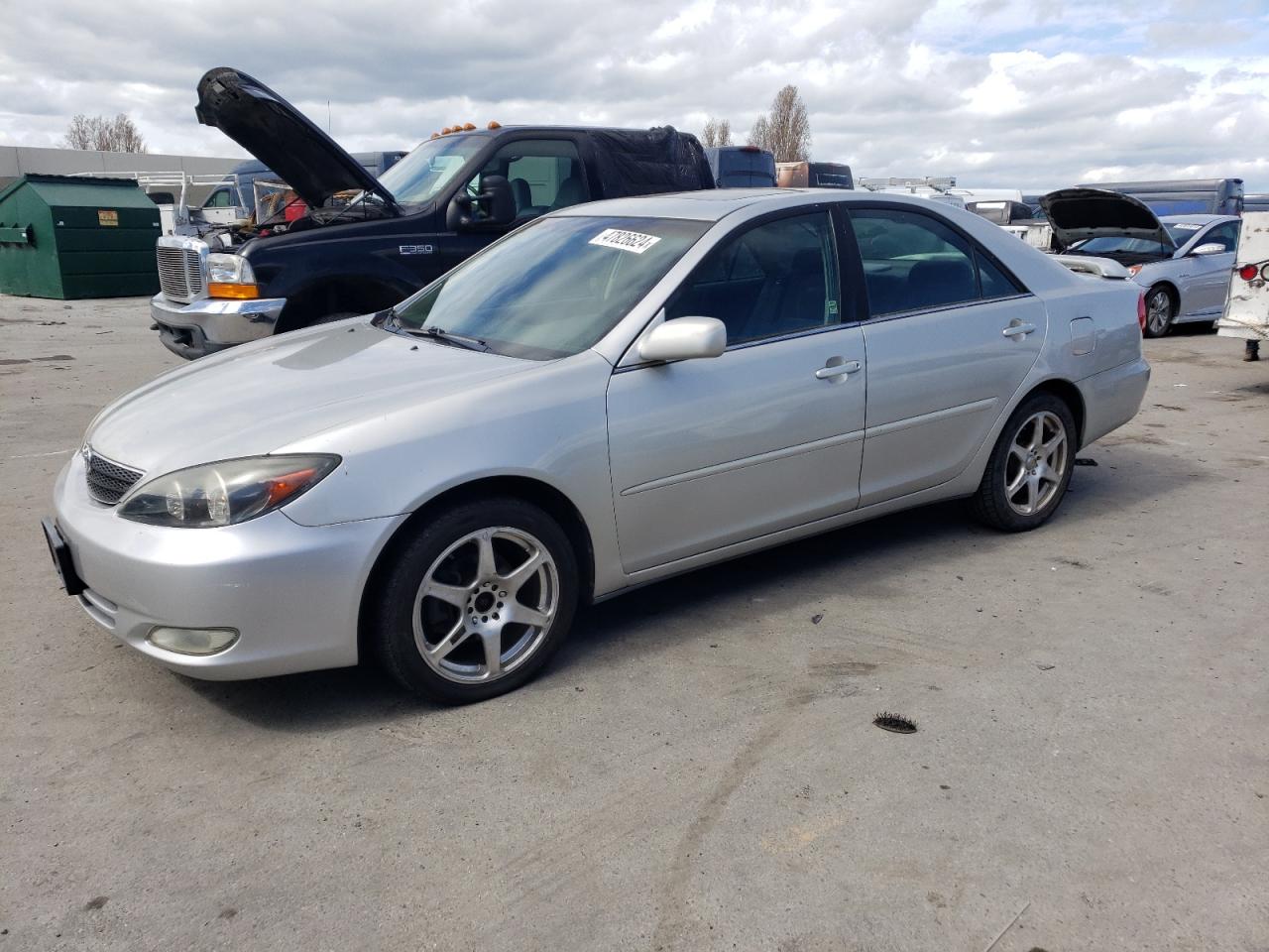 toyota camry 2004 4t1be32k24u887461