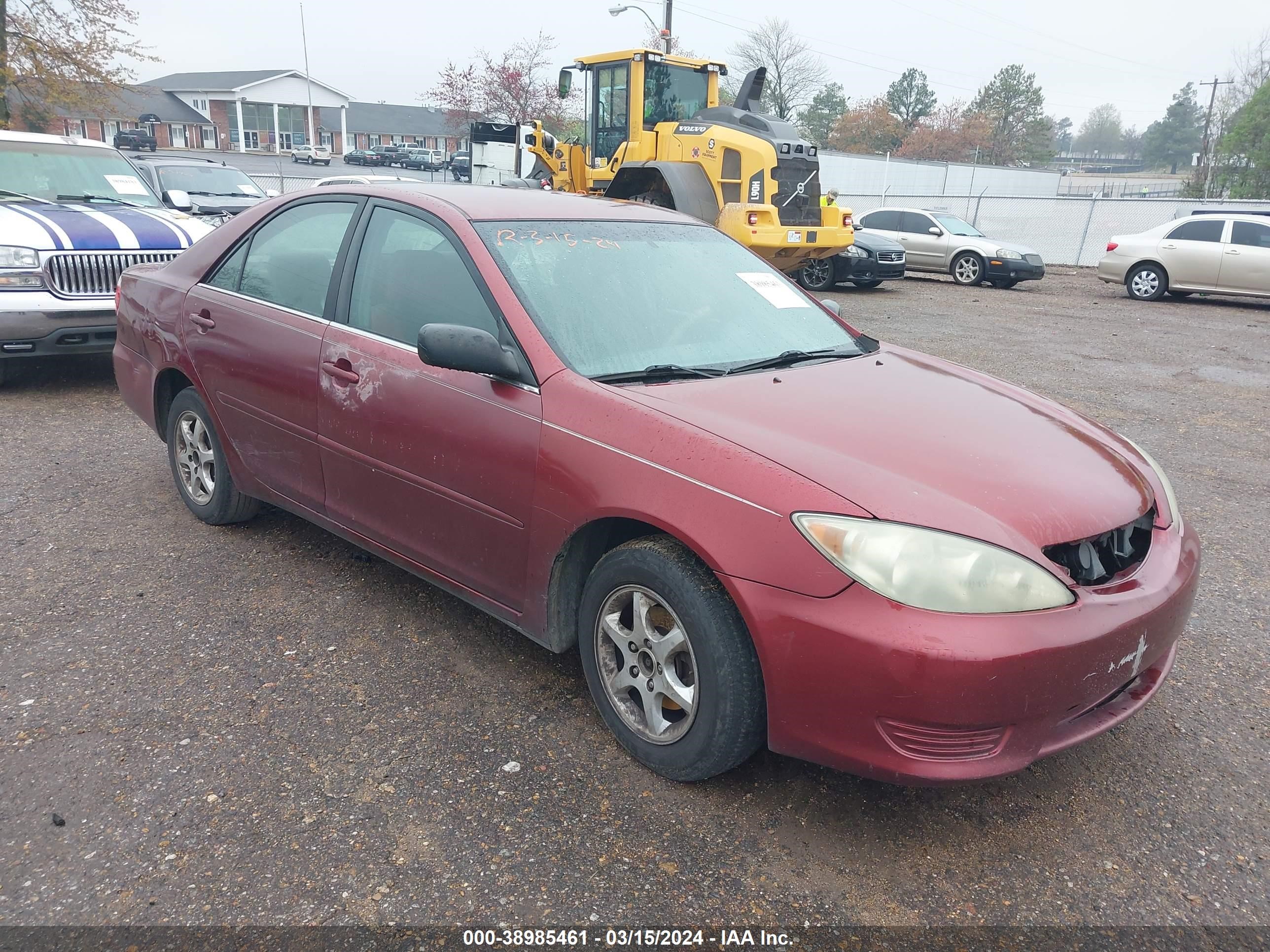 toyota camry 2005 4t1be32k25u101885