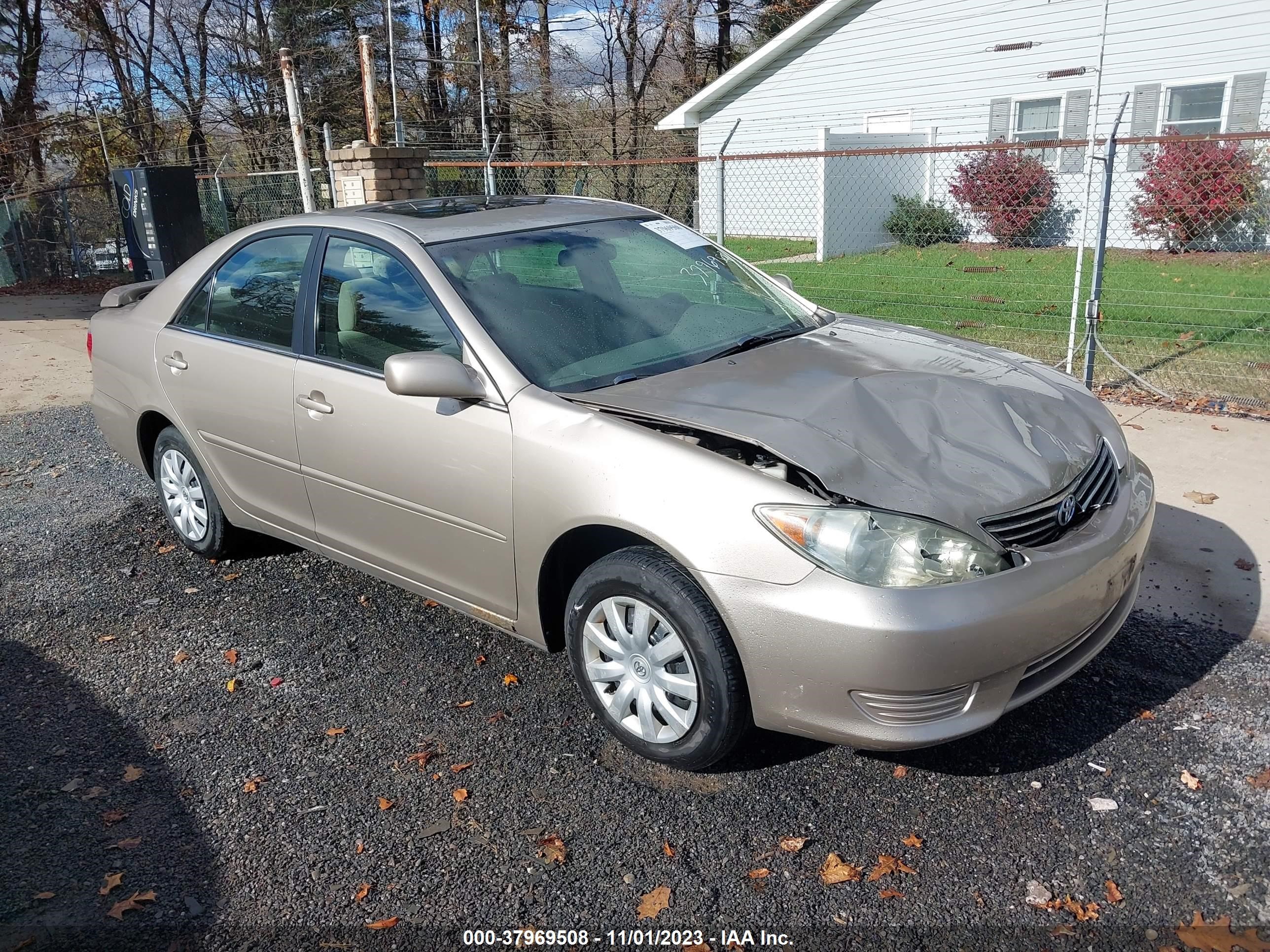 toyota camry 2005 4t1be32k25u543596