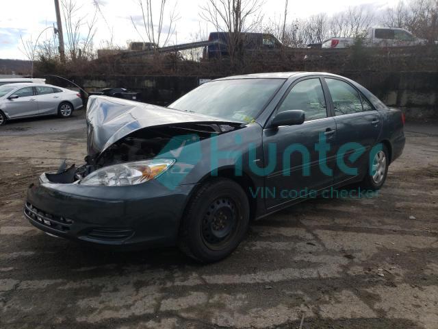 toyota camry le 2002 4t1be32k32u625106