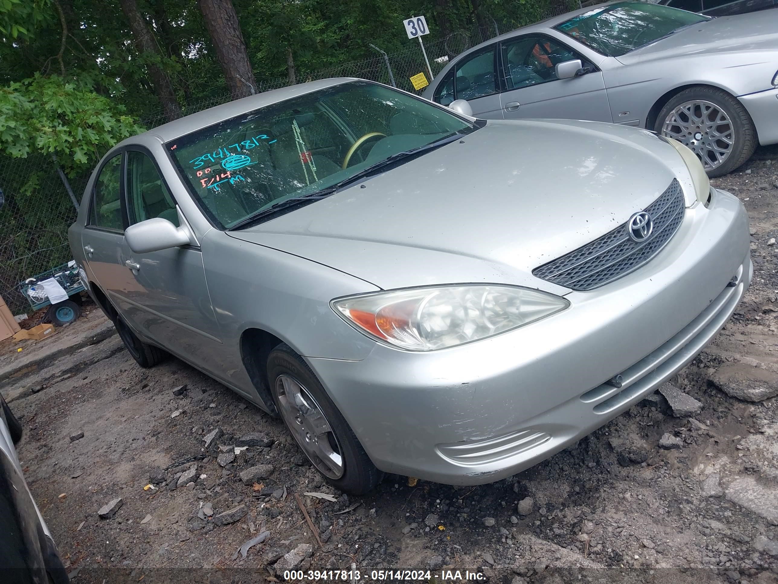 toyota camry 2003 4t1be32k33u128476