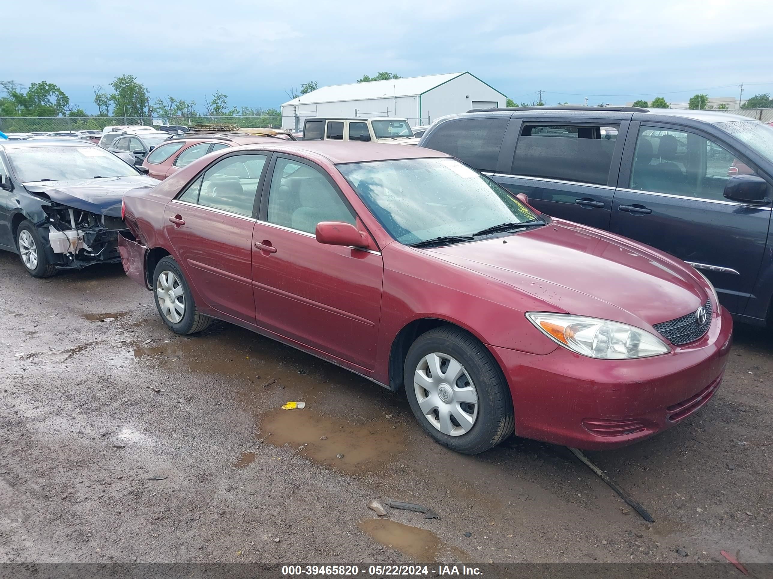 toyota camry 2004 4t1be32k34u270439