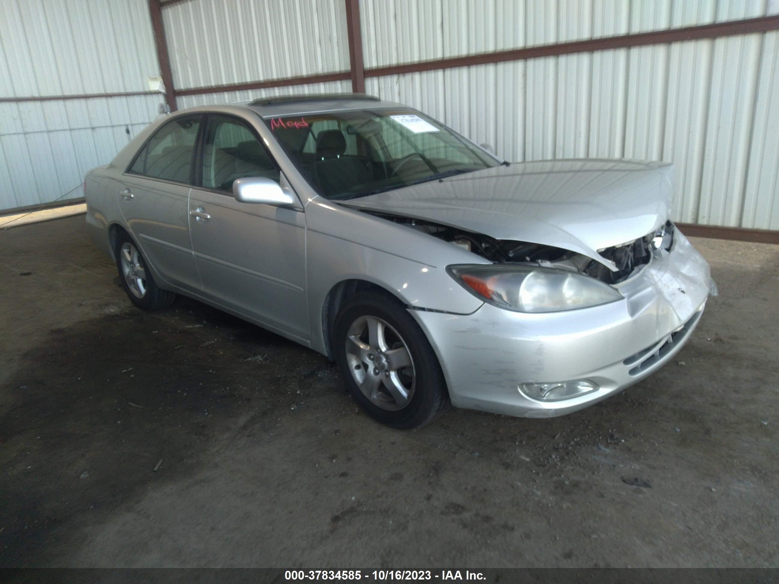 toyota camry 2004 4t1be32k34u812994