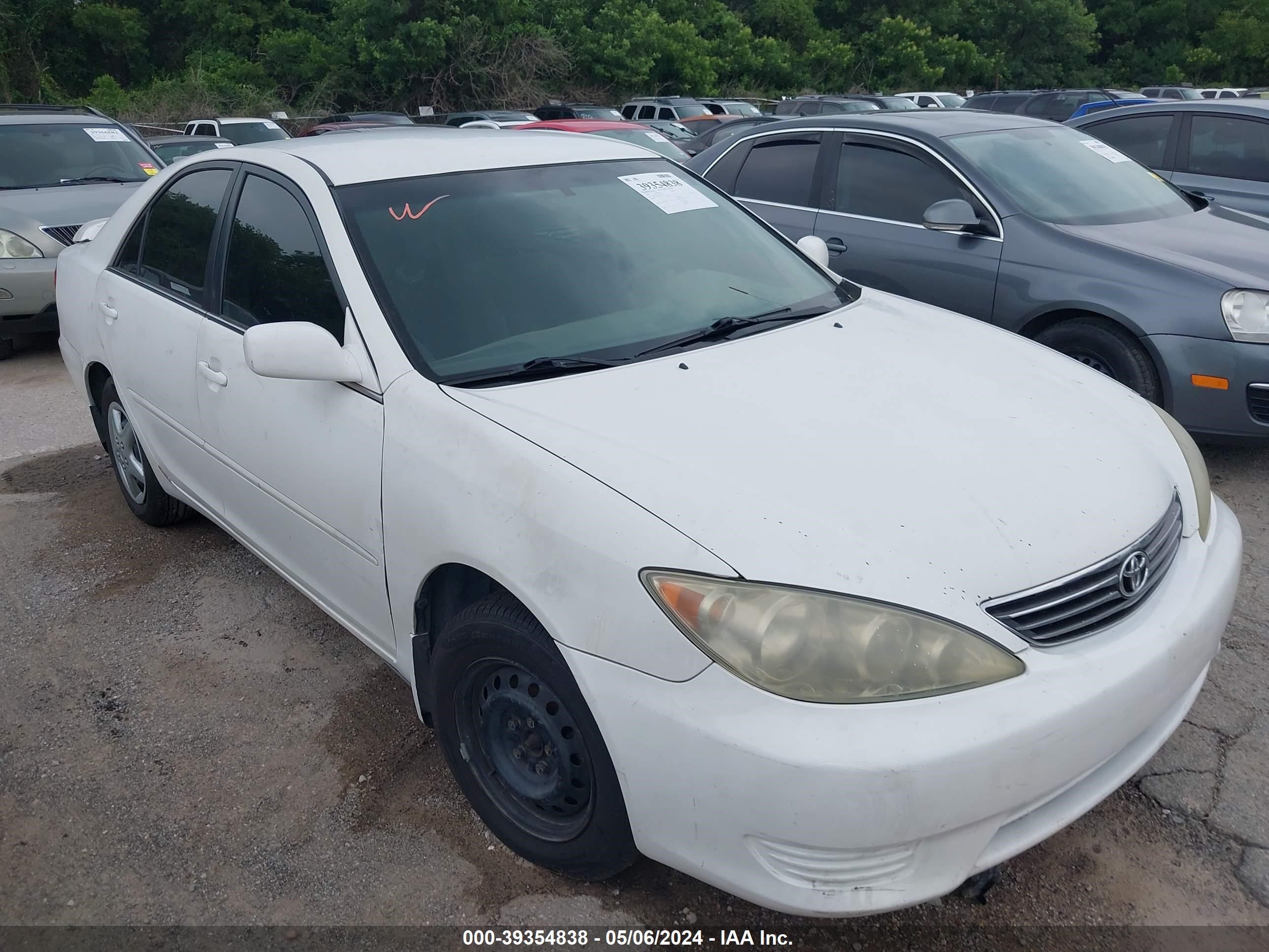 toyota camry 2006 4t1be32k36u662470