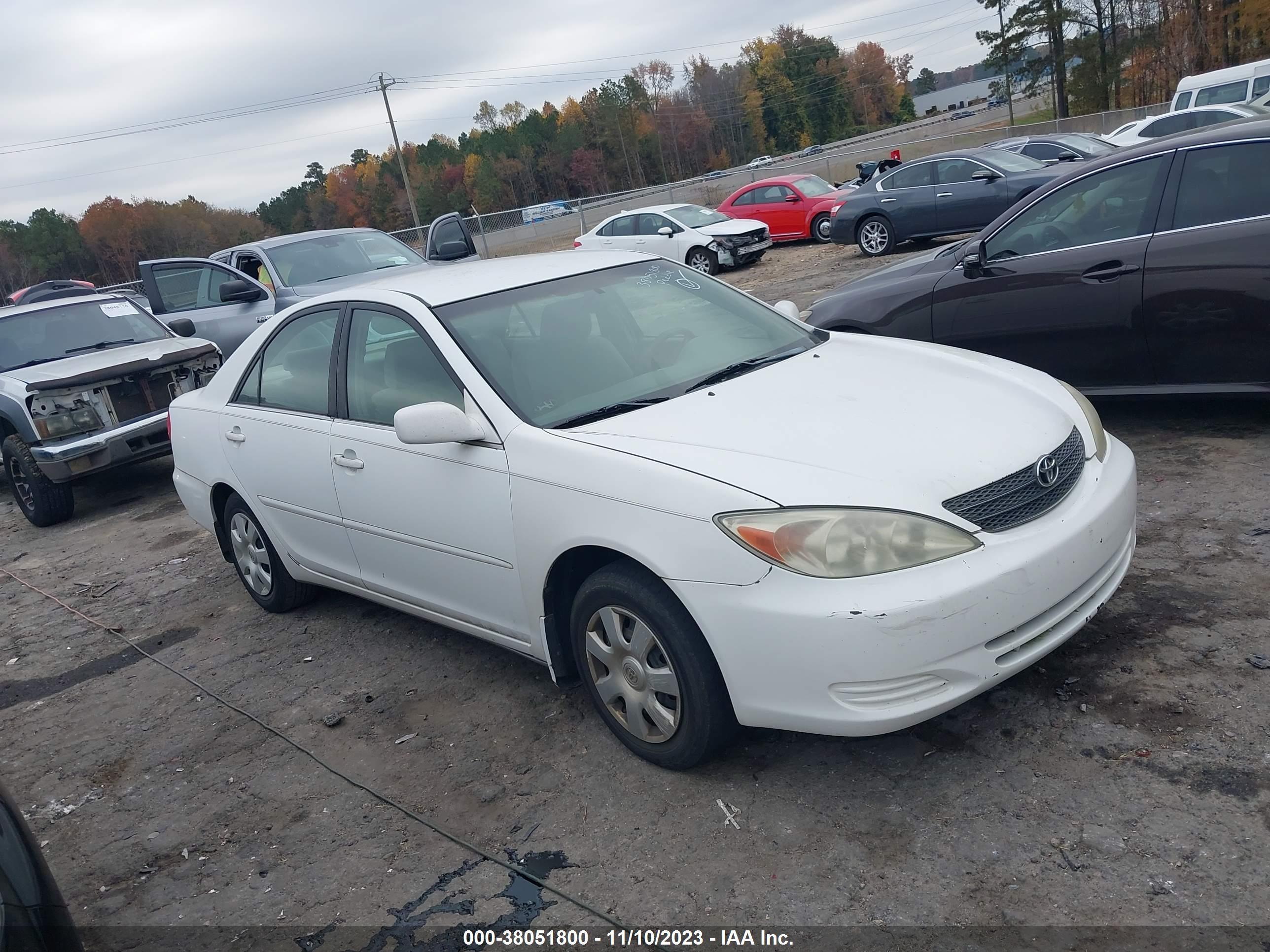 toyota camry 2002 4t1be32k42u580953