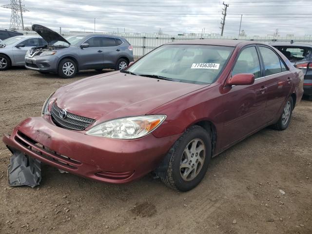 toyota camry le 2002 4t1be32k42u608766