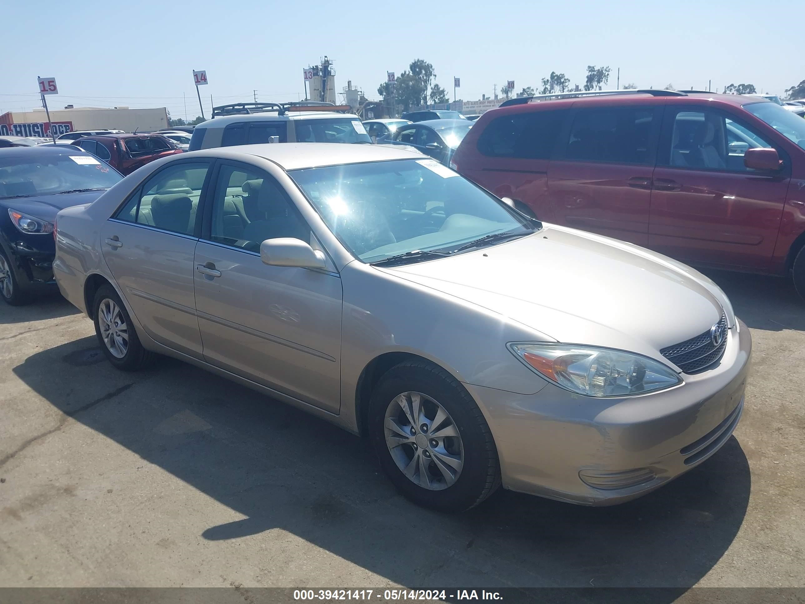 toyota camry 2003 4t1be32k43u253888