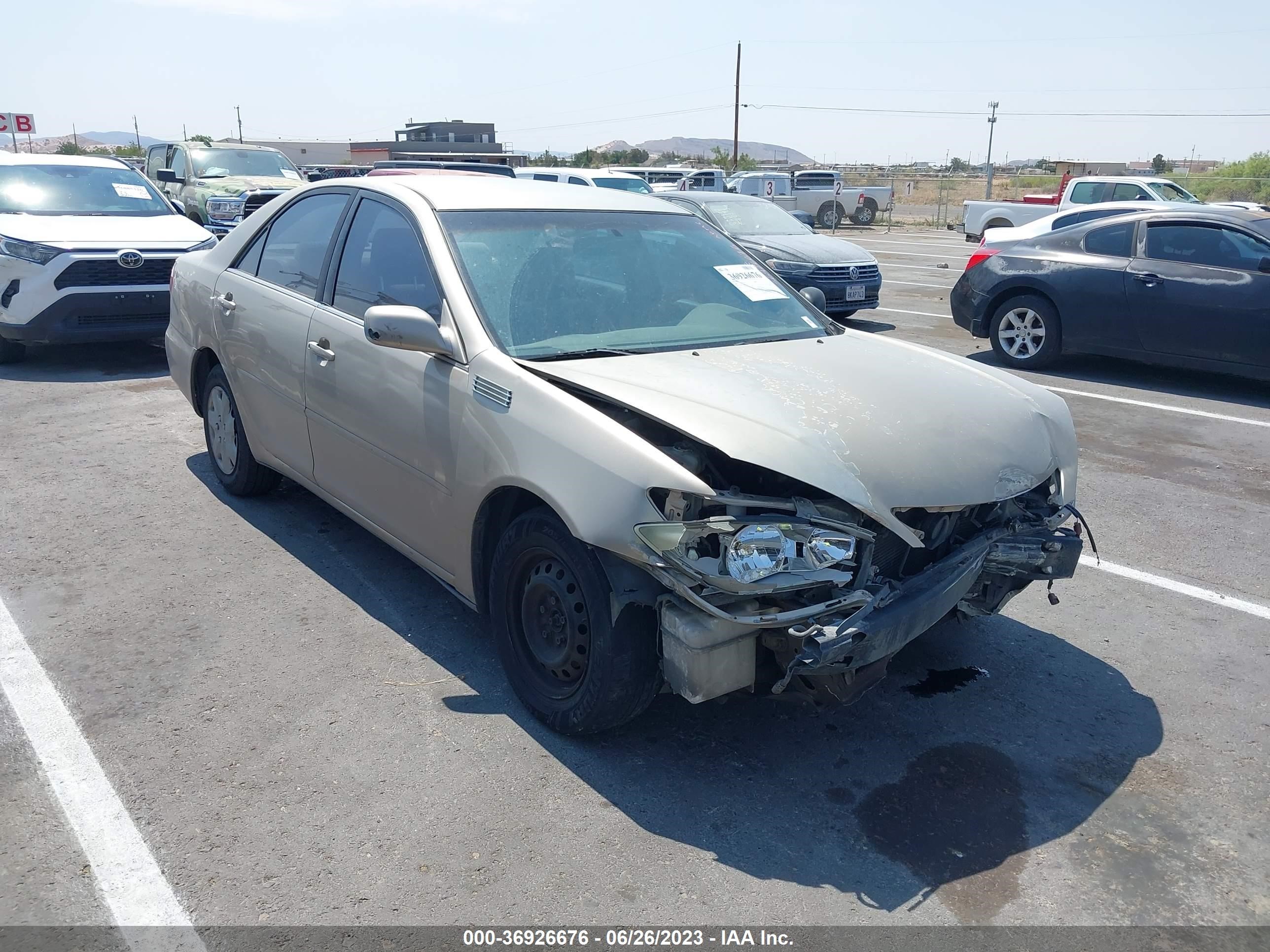 toyota camry 2004 4t1be32k44u870421