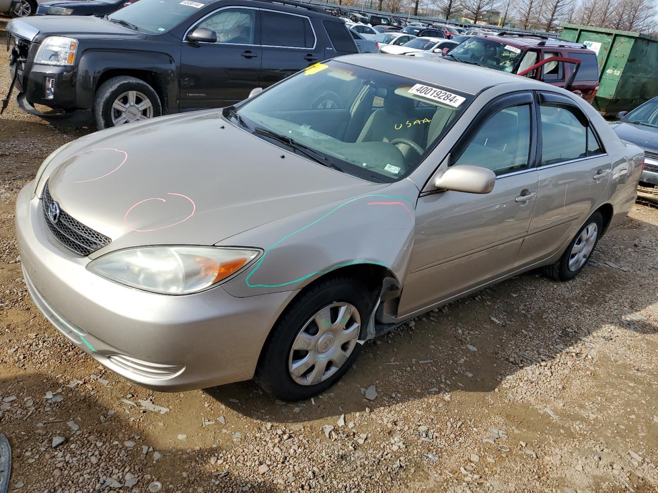 toyota camry 2004 4t1be32k44u906561