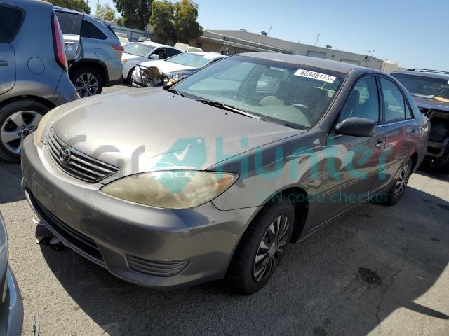 toyota camry le 2005 4t1be32k45u541820
