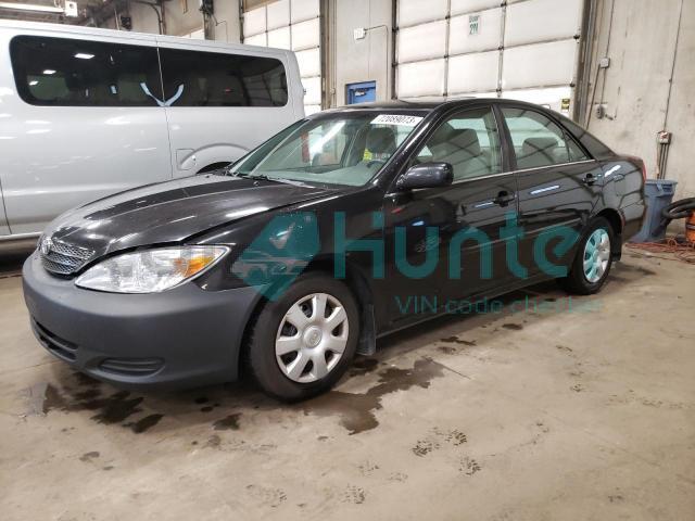 toyota camry le 2004 4t1be32k54u293043