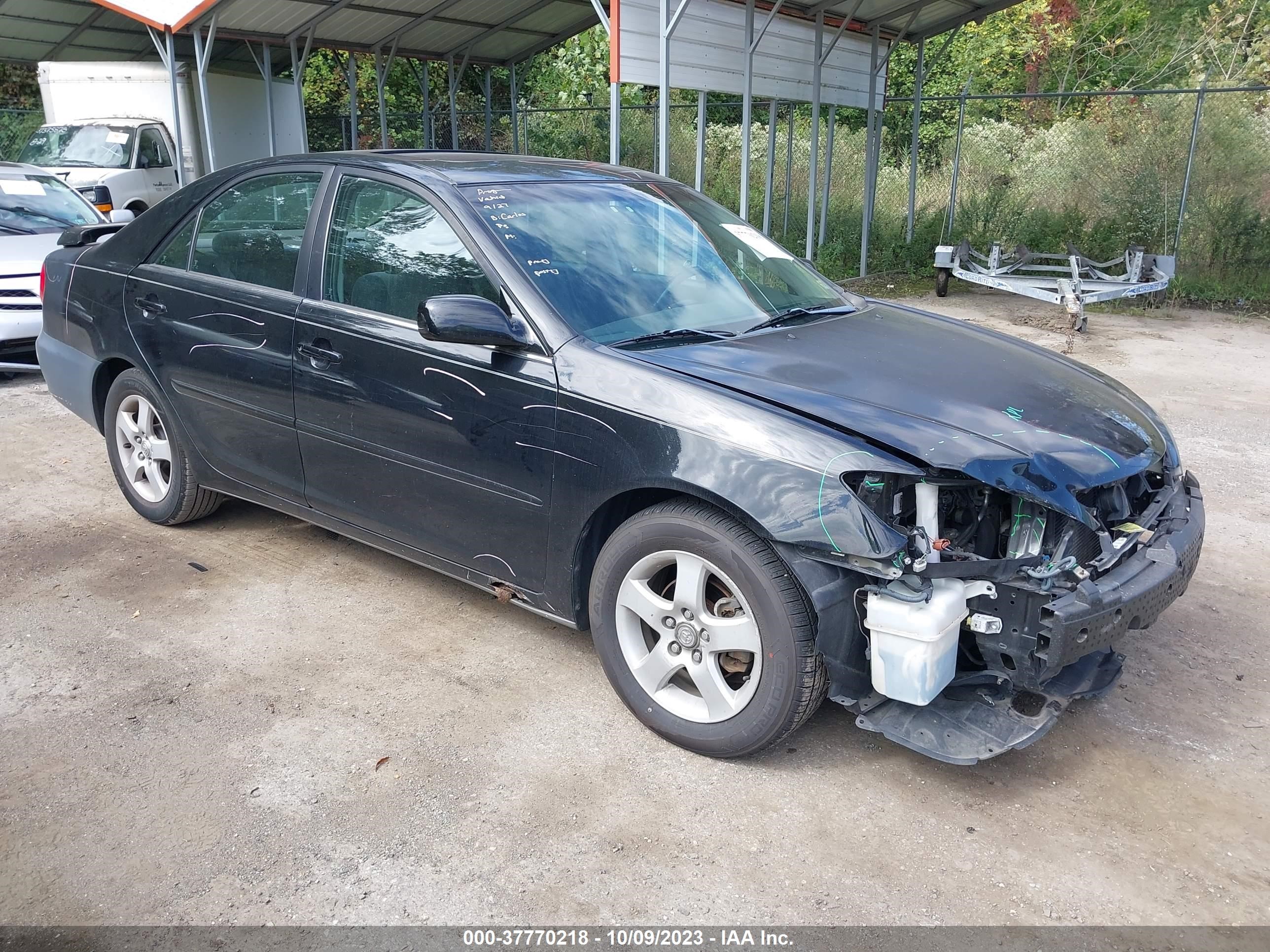 toyota camry 2004 4t1be32k54u314781