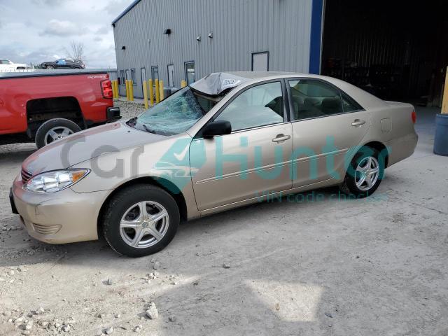 toyota camry le 2005 4t1be32k55u049362