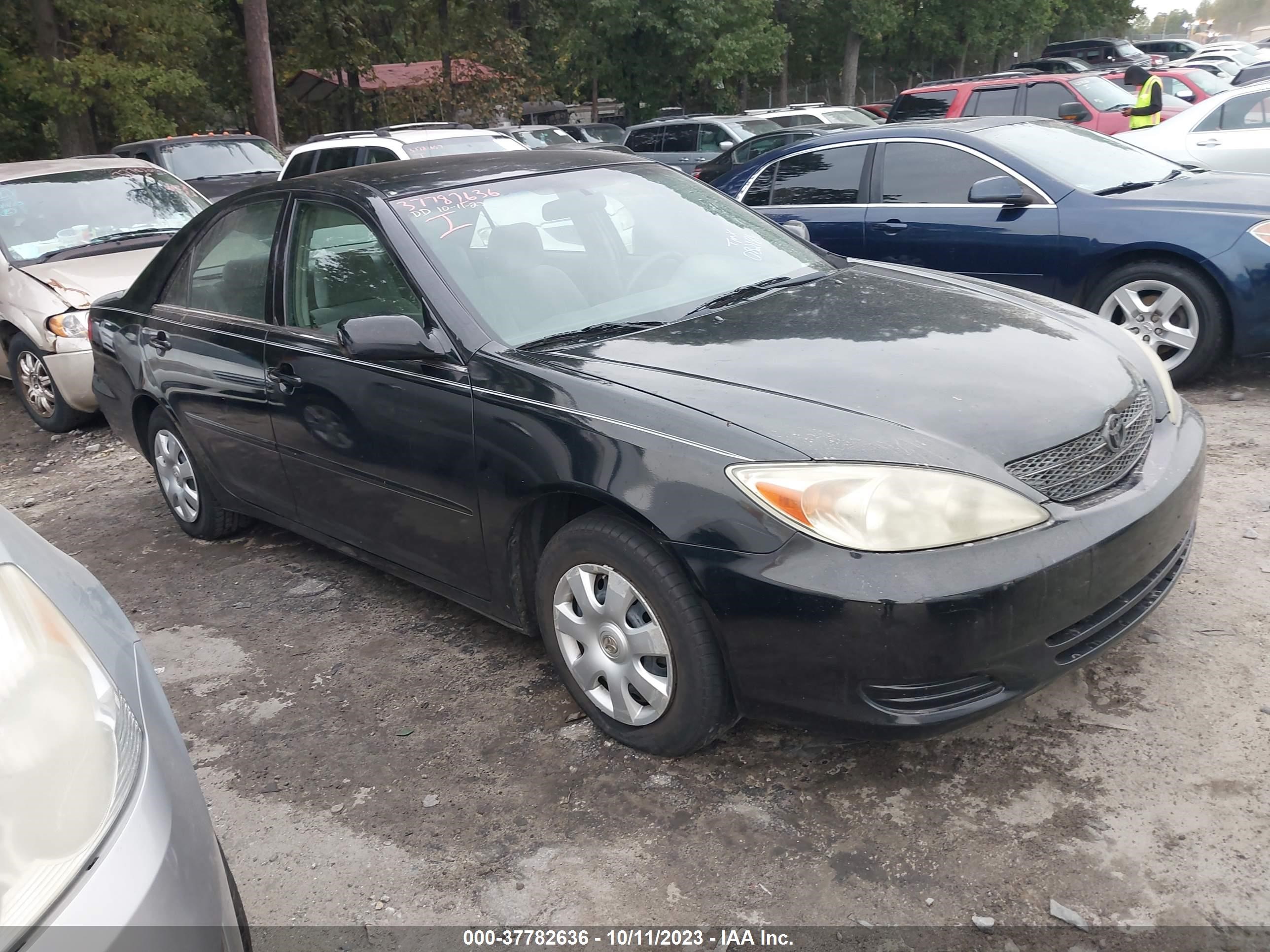 toyota camry 2002 4t1be32k62u082186