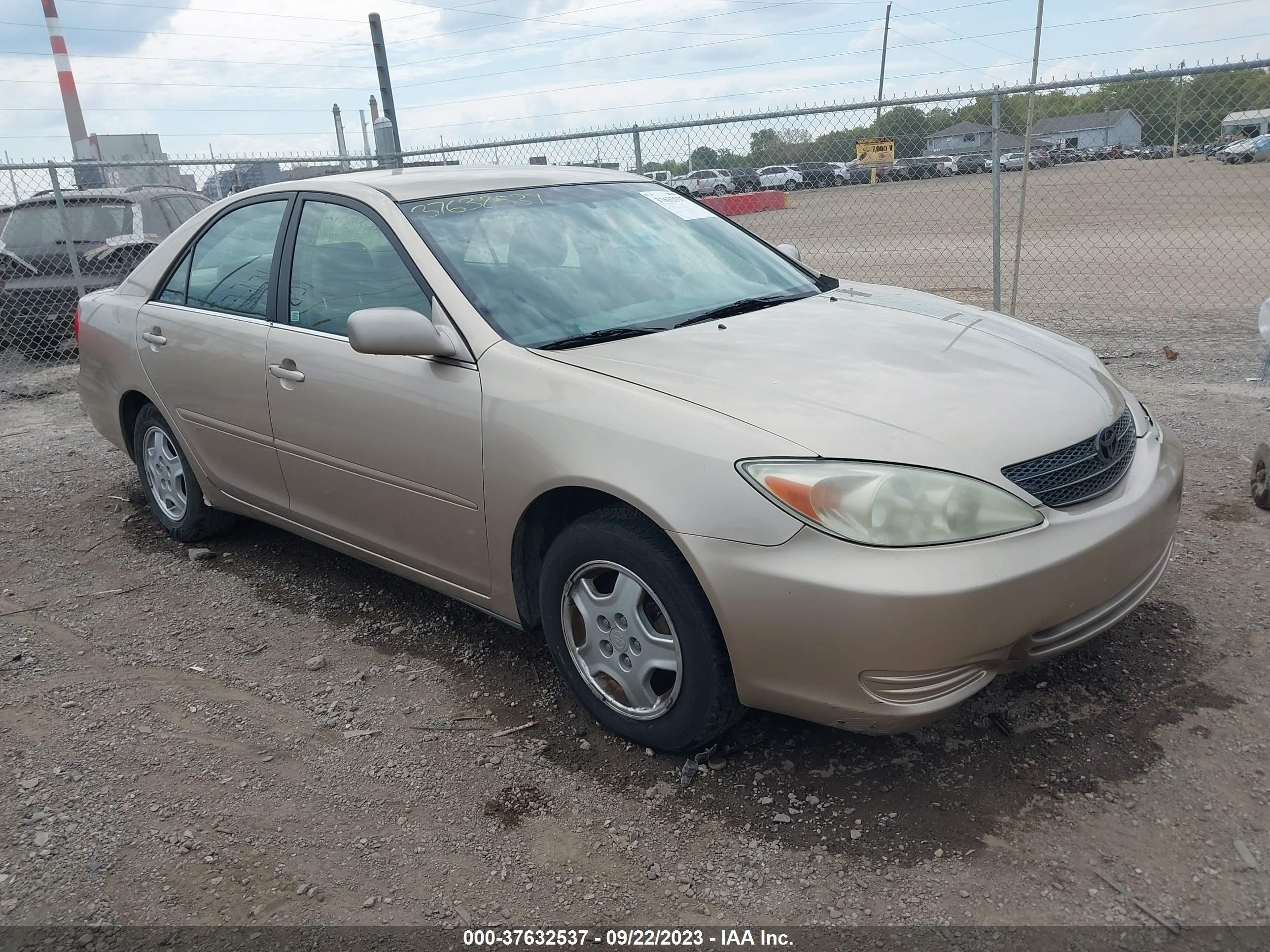 toyota camry 2002 4t1be32k62u507468