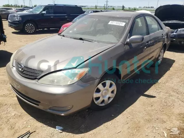 toyota camry le 2003 4t1be32k63u786860