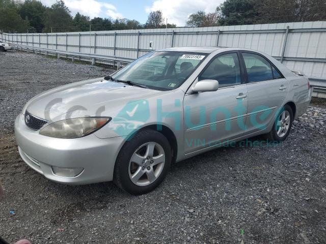 toyota camry le 2005 4t1be32k65u052495