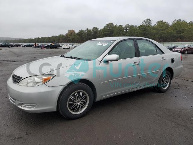 toyota camry le 2002 4t1be32k72u117141