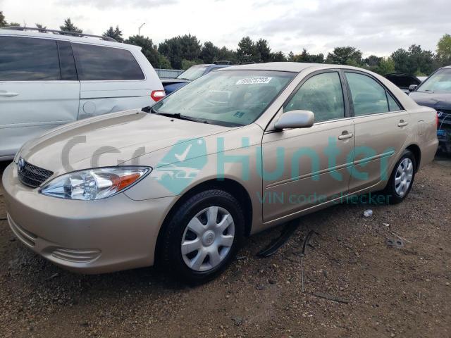 toyota camry le 2003 4t1be32k73u252850