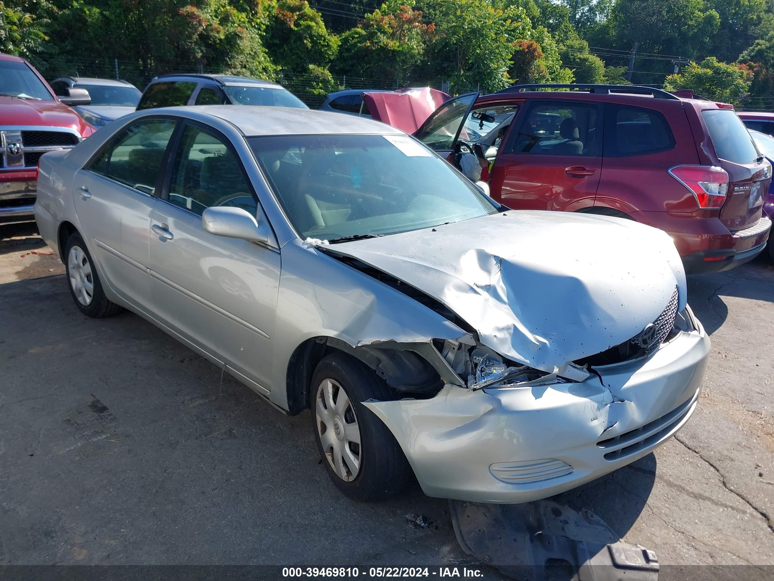 toyota camry 2004 4t1be32k74u315785