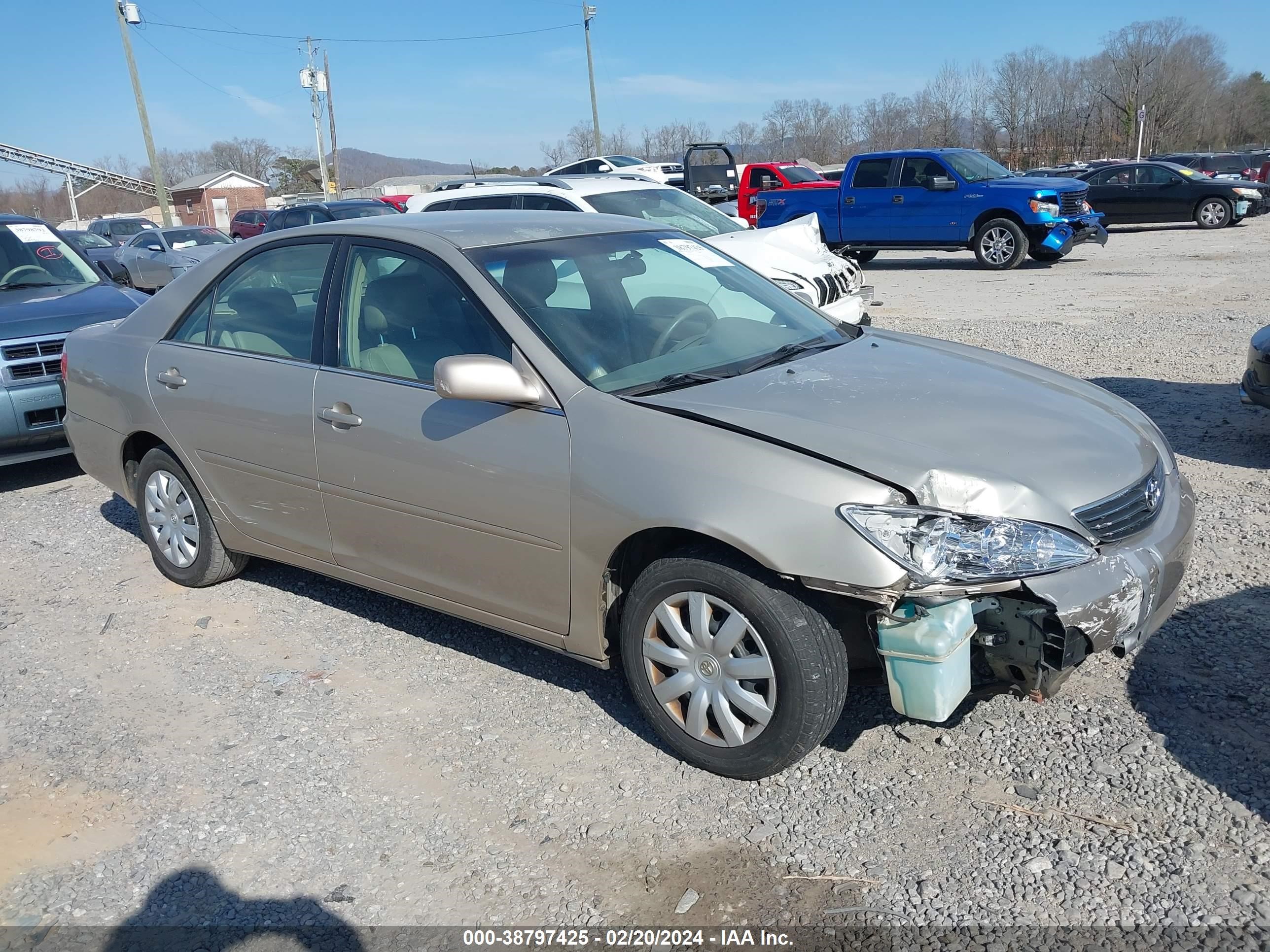 toyota camry 2005 4t1be32k75u033244