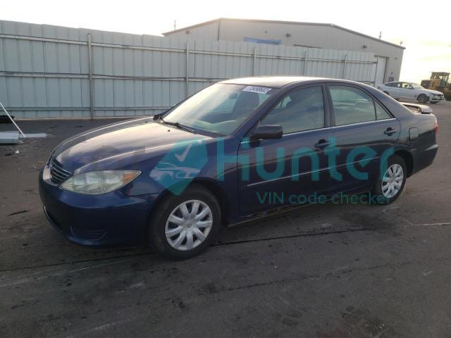toyota camry le 2005 4t1be32k75u040100
