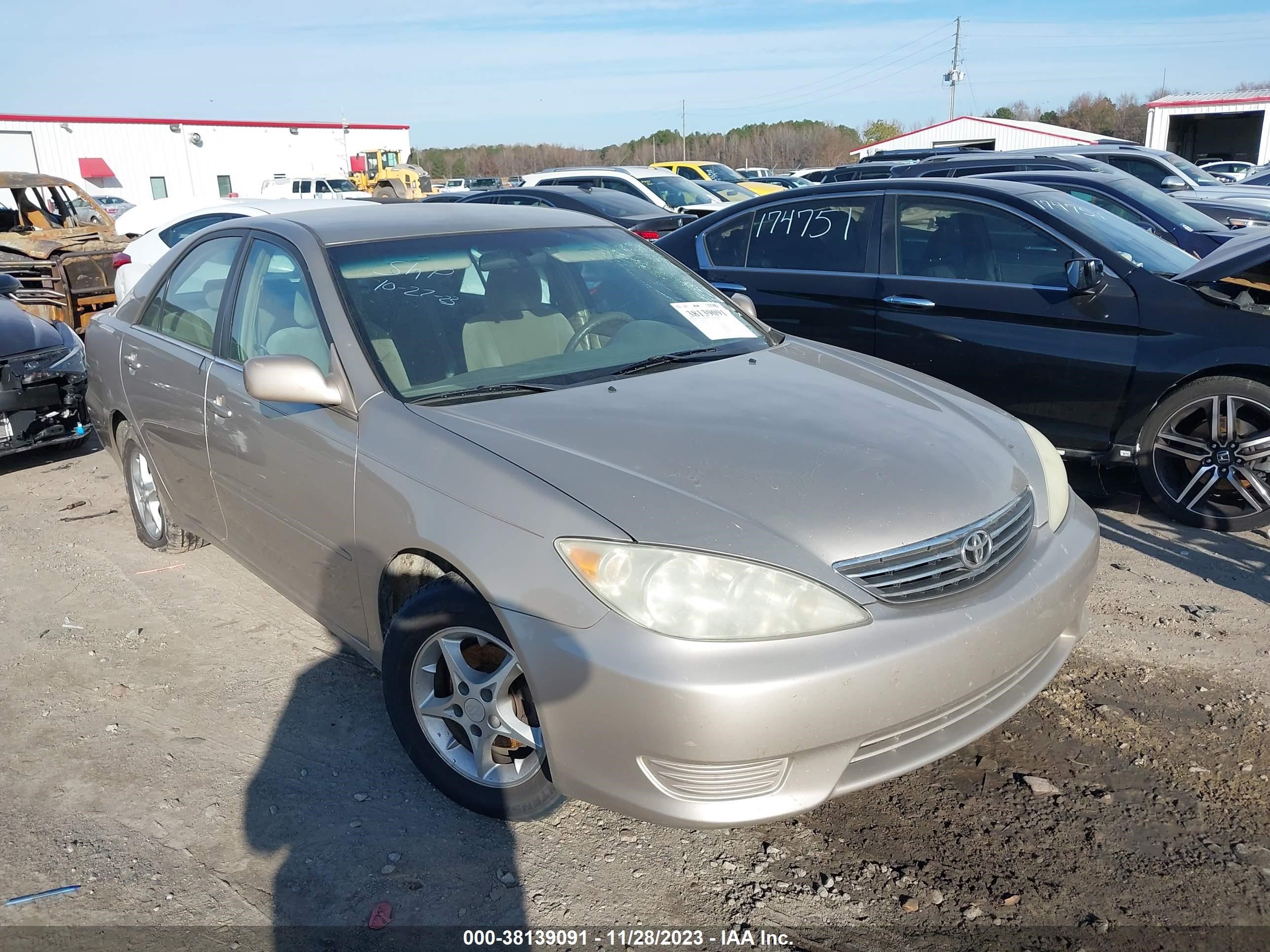 toyota camry 2006 4t1be32k76u717308