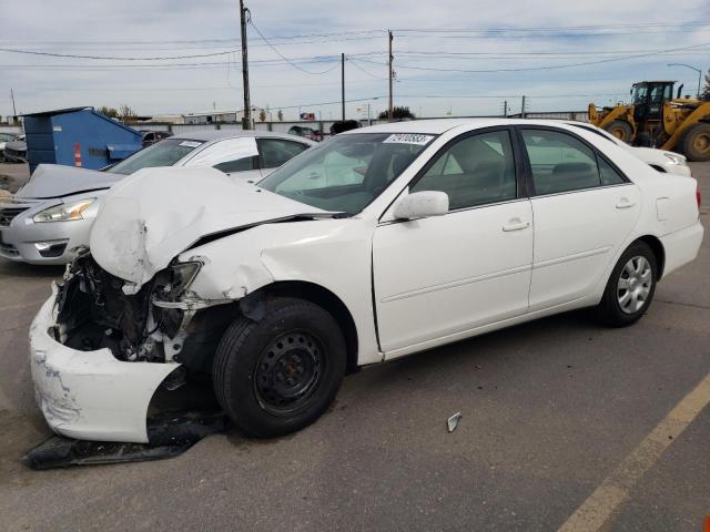 toyota camry 2002 4t1be32k82u018764